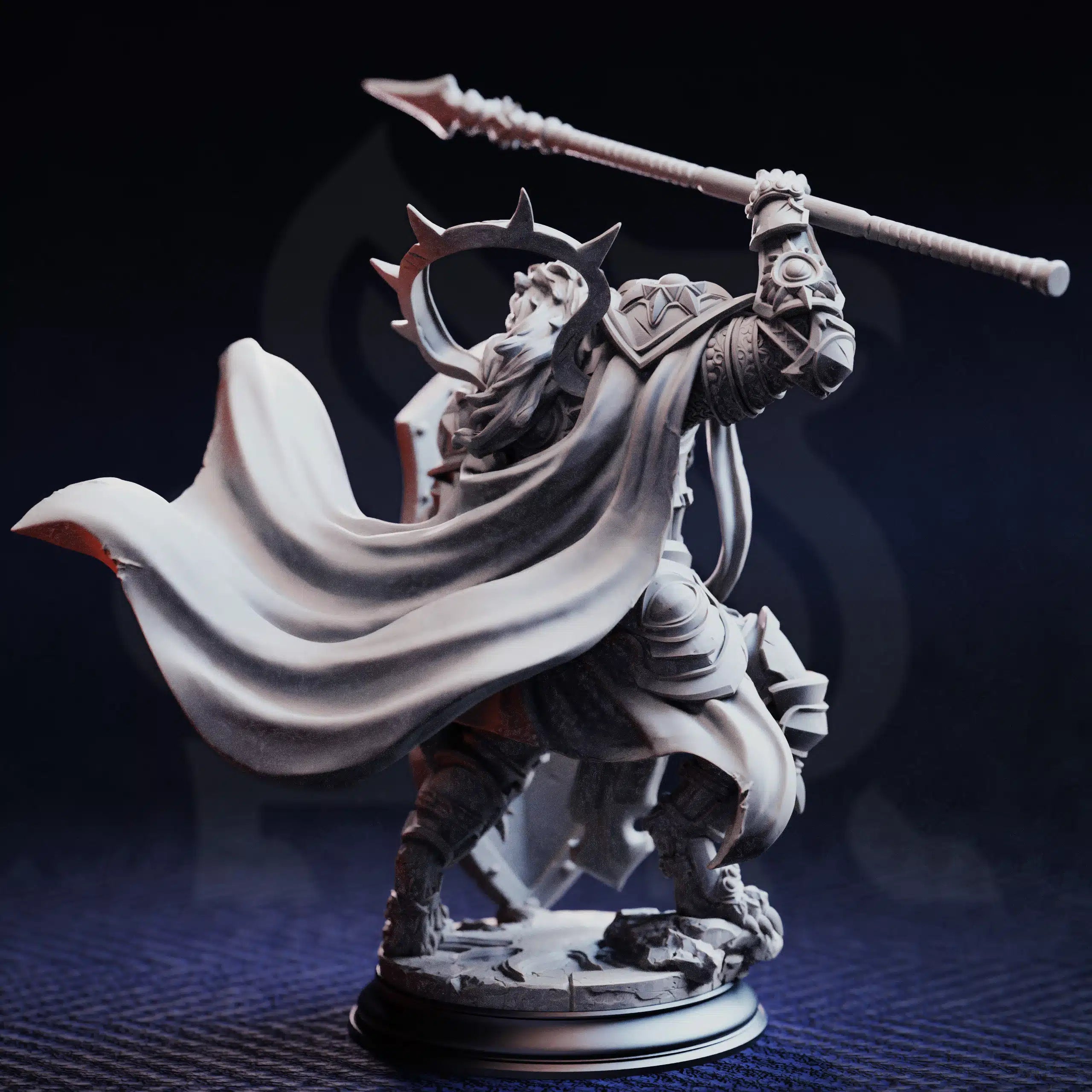 Kigari Solheart – Paladin of the Great Sun - Medium Tabletop Miniature By DM Stash
