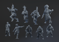 Chivalric Knights - Brutefun Miniatures - Fantasy Football Team - Wargaming