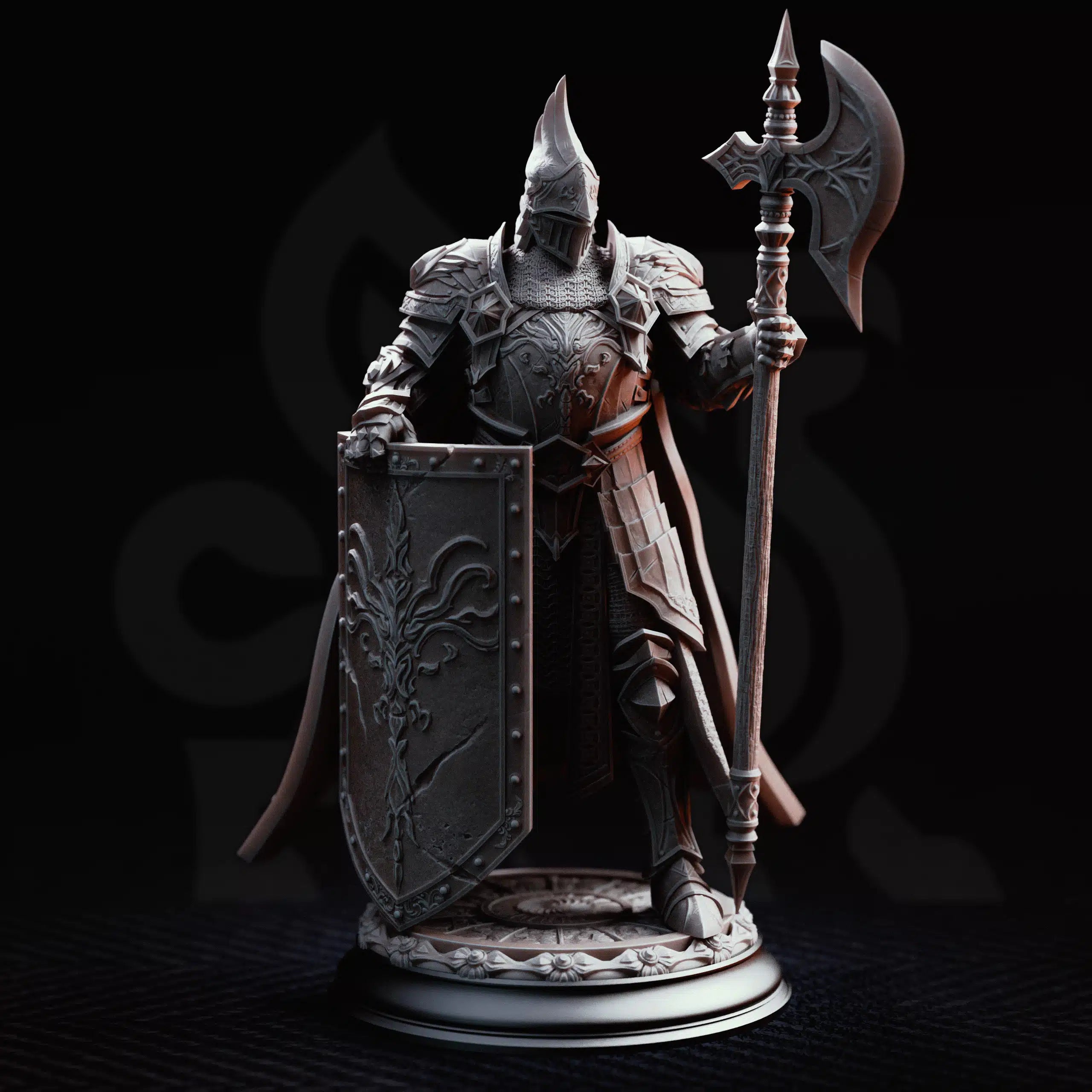 Lars von Findros – Elite Knight of the North - Medium Tabletop Miniature By DM Stash