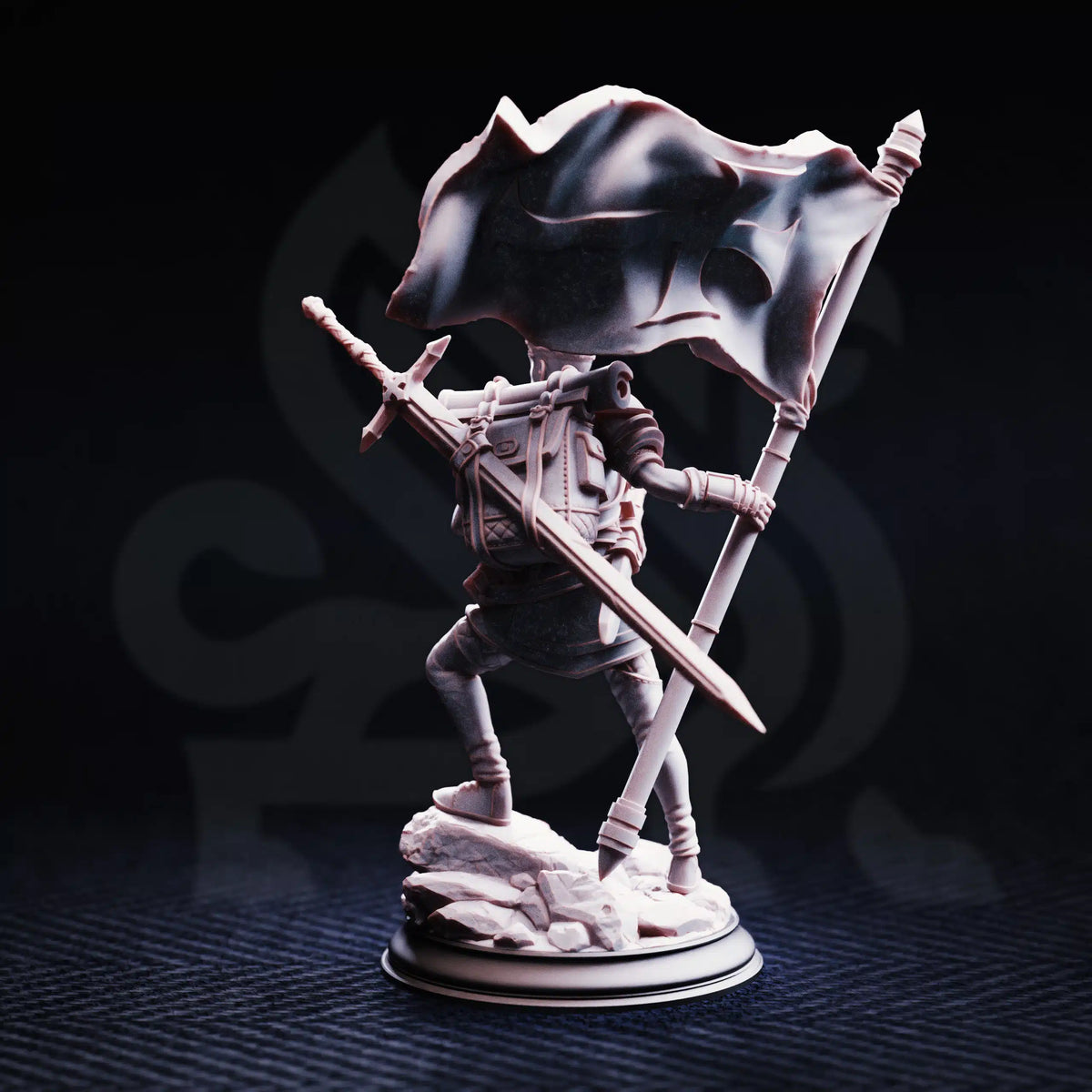 Jeanne du Lac – Knight of Justice - Large and Medium Tabletop Miniatures By DM Stash