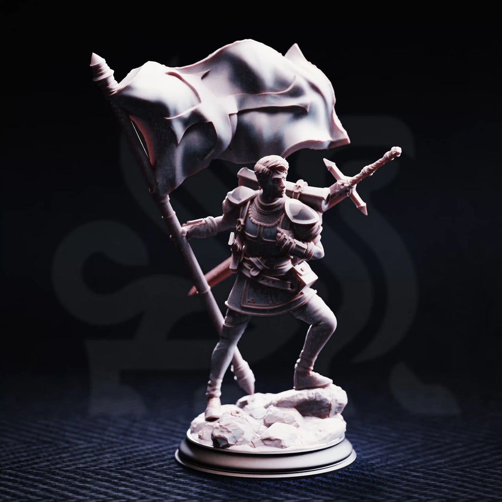 Lionel Donmeir – Squire of Justice - Medium Tabletop Miniature By DM Stash