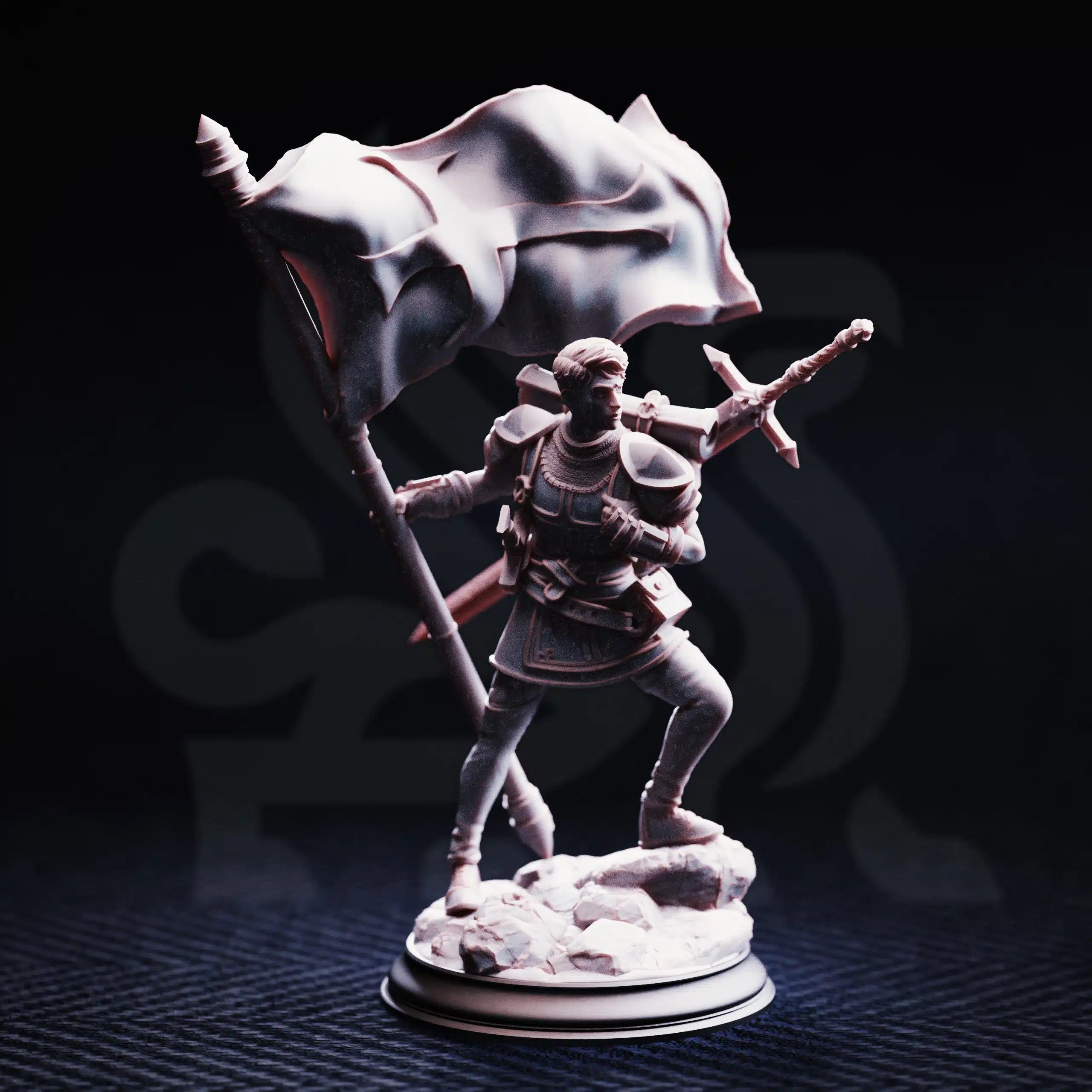 Lionel Donmeir – Squire of Justice - Medium Tabletop Miniature By DM Stash