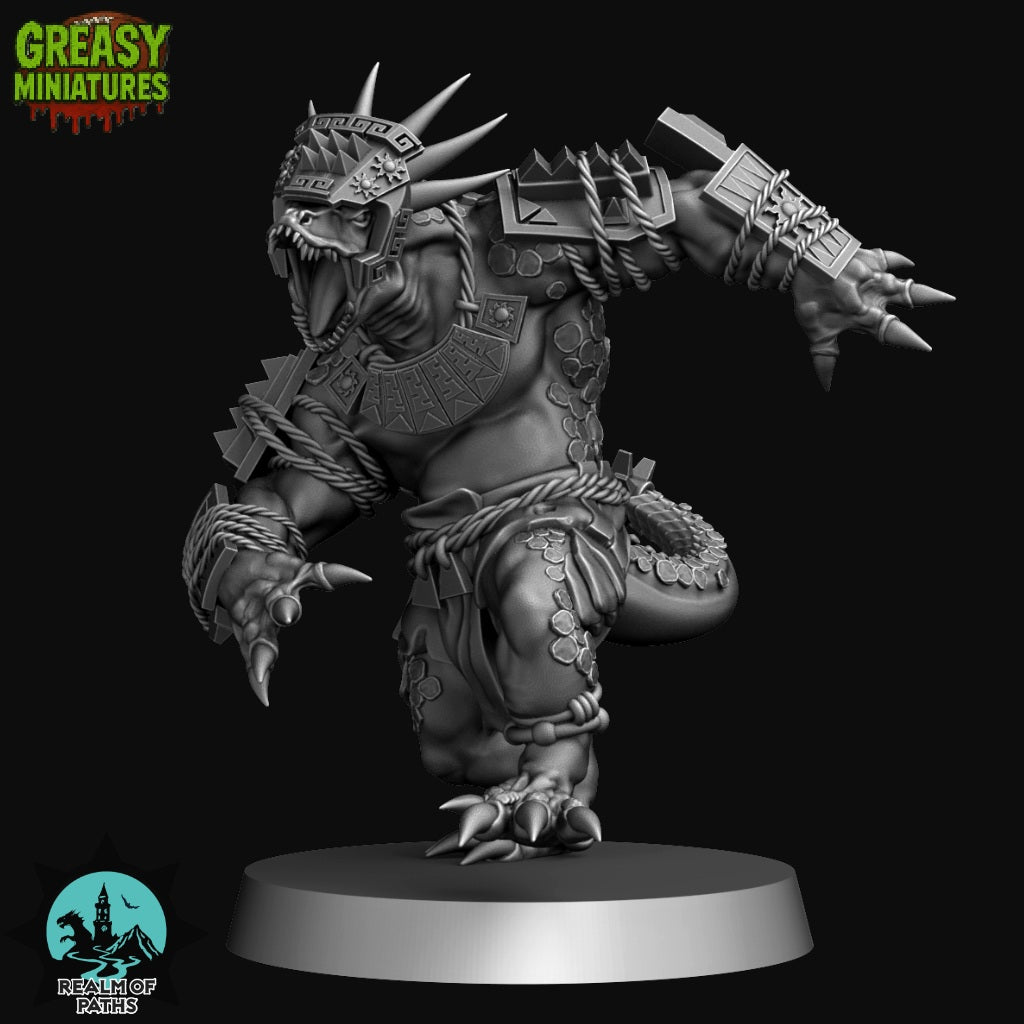 Cold Blooded Reptile Team - Tabletop Wargaming Team - Realm Of Paths - Wargame - Miniatures