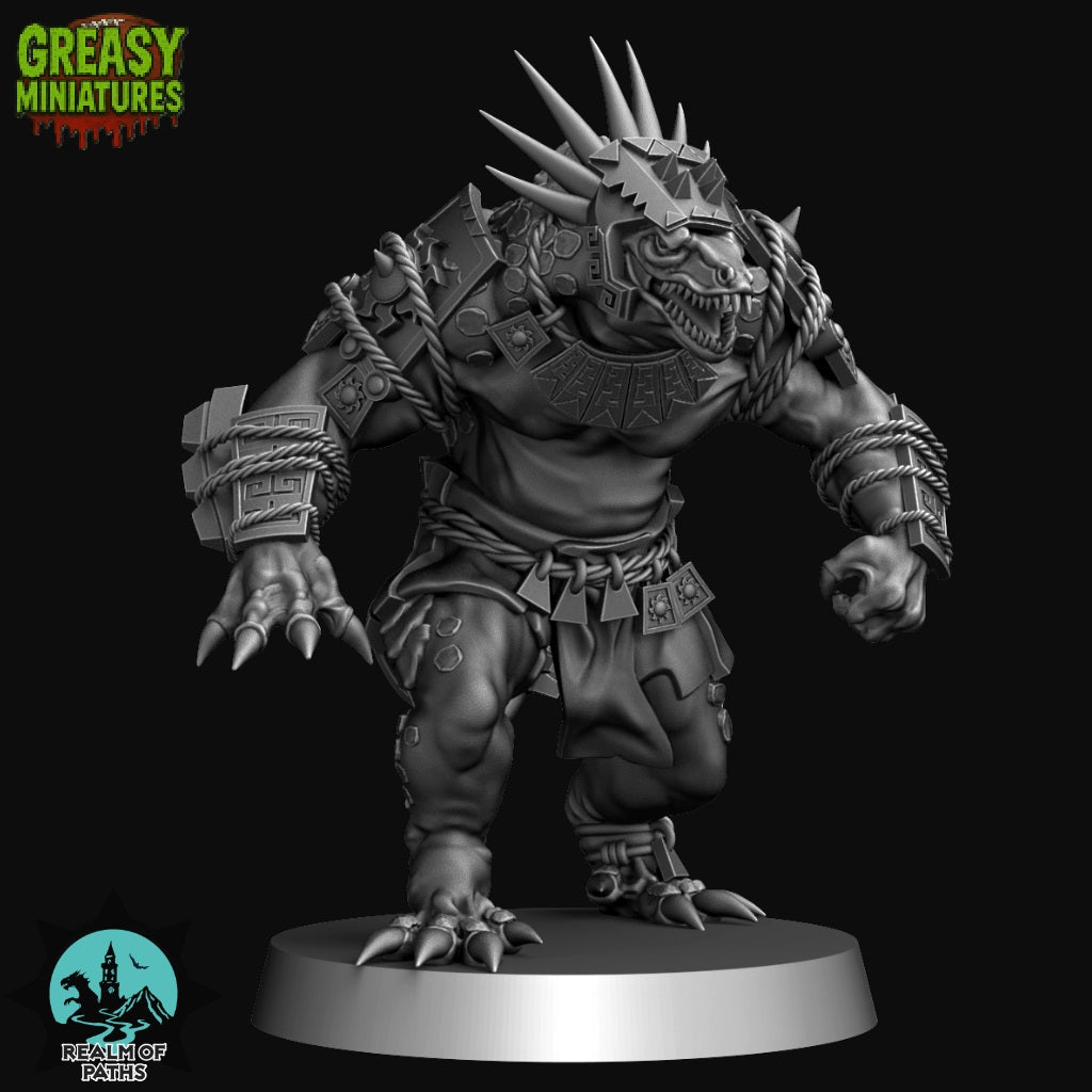 Cold Blooded Reptile Team - Tabletop Wargaming Team - Realm Of Paths - Wargame - Miniatures