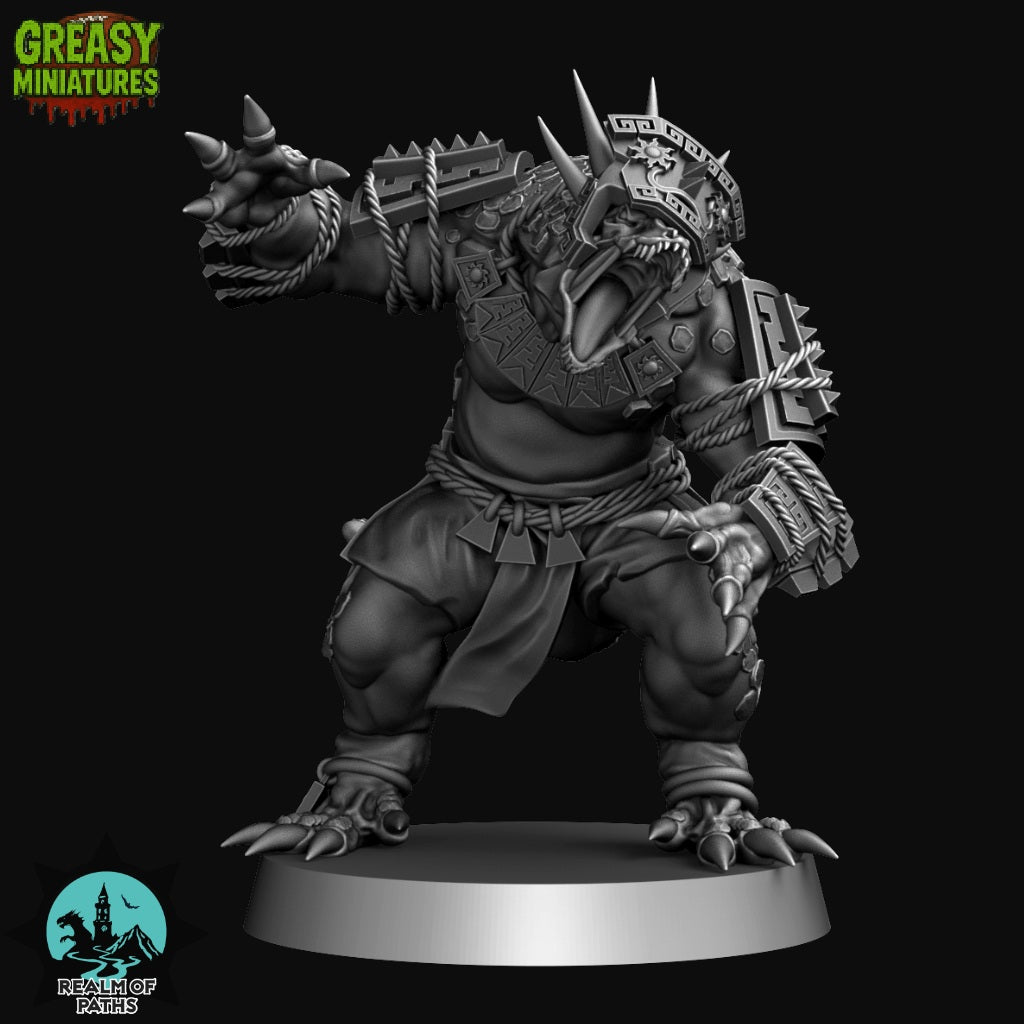 Cold Blooded Reptile Team - Tabletop Wargaming Team - Realm Of Paths - Wargame - Miniatures
