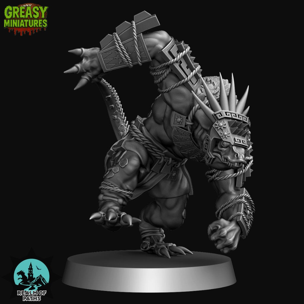 Cold Blooded Reptile Team - Tabletop Wargaming Team - Realm Of Paths - Wargame - Miniatures