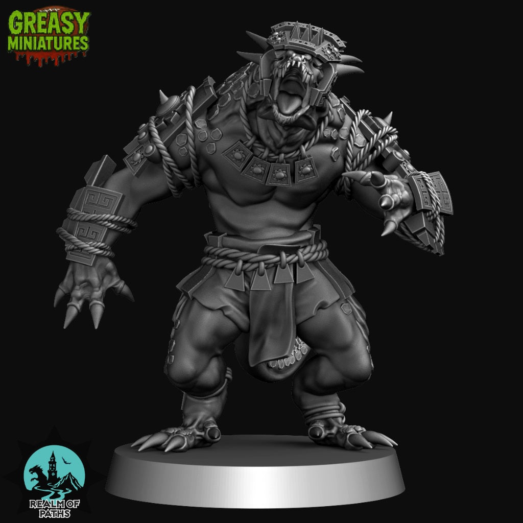 Cold Blooded Reptile Team - Tabletop Wargaming Team - Realm Of Paths - Wargame - Miniatures