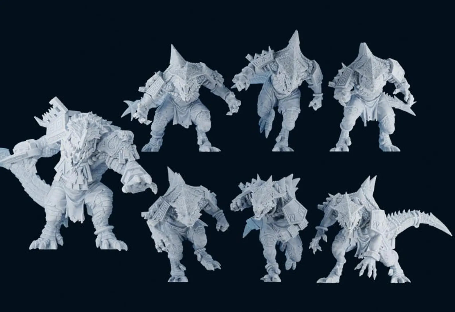 Lizardmen - Brutefun Miniatures - Fantasy Football Team