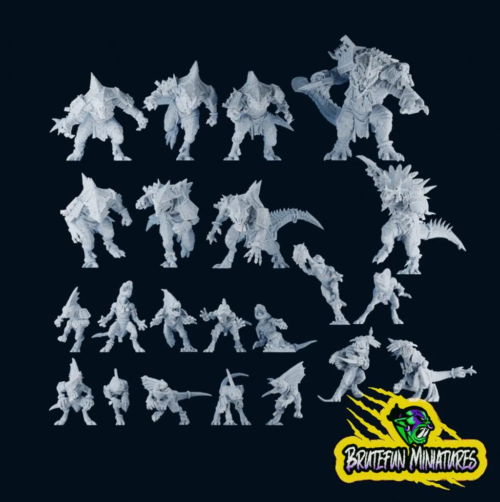 Lizardmen - Brutefun Miniatures - Fantasy Football Team