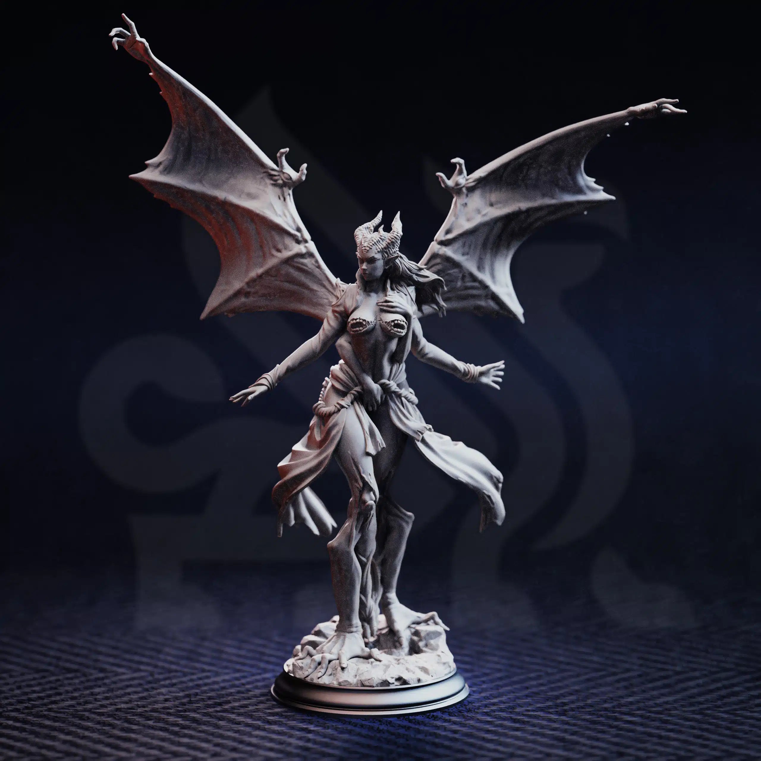 Luxuria of the Second – Devil of Lust & Hatred - Medium Tabletop Miniature By DM Stash