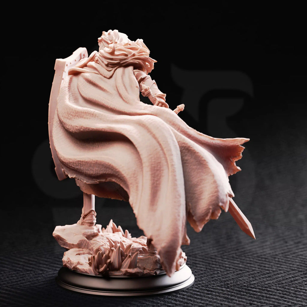 Lydia the Untarnished – Golden Griffin Sergeant - Medium Tabletop Miniature By DM Stash