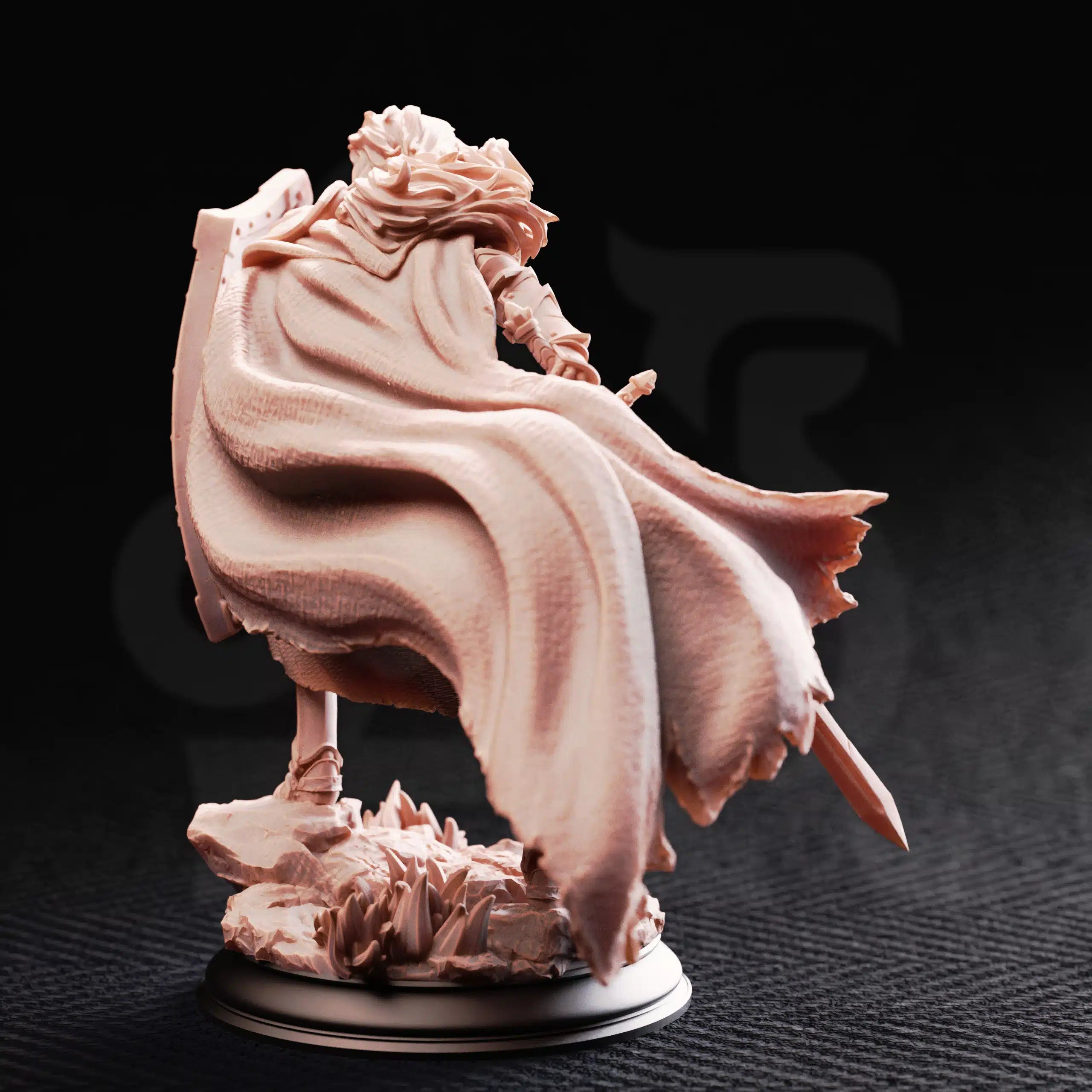Lydia the Untarnished – Golden Griffin Sergeant - Medium Tabletop Miniature By DM Stash