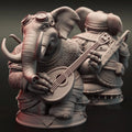 Mahogany – Ivory Bard - Medium Tabletop Miniature By DM Stash