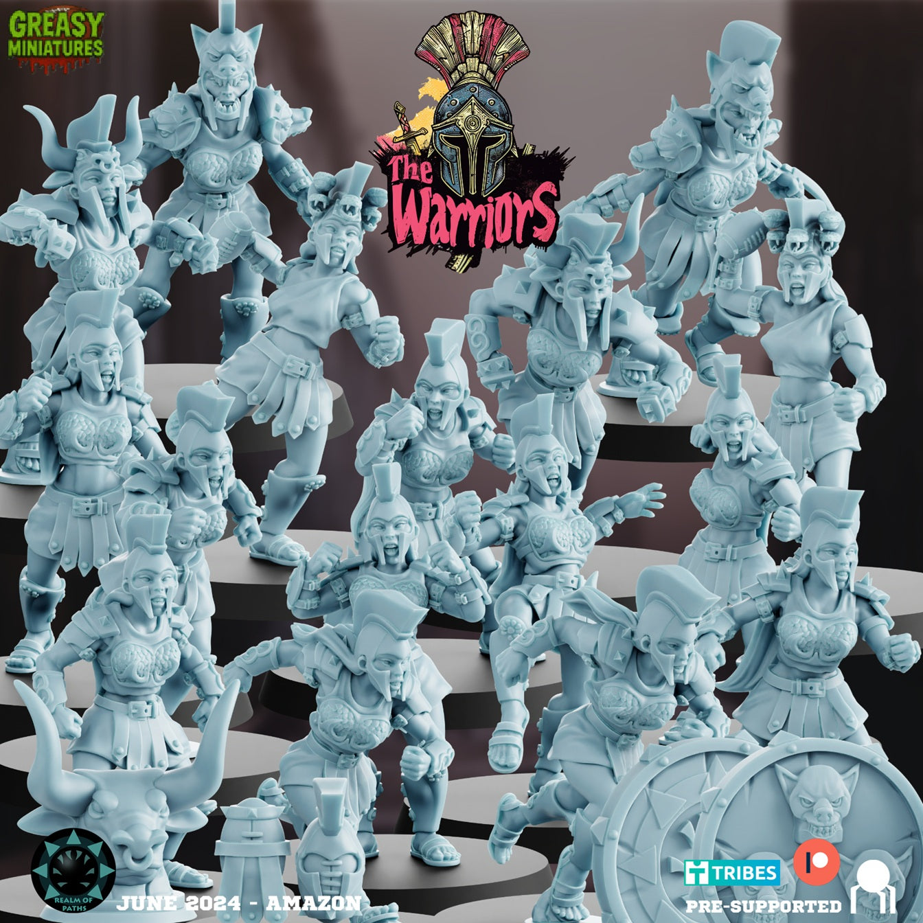 Amazon - 'The Warriors' - Fantasy Football Team - Designed By Realm of Paths