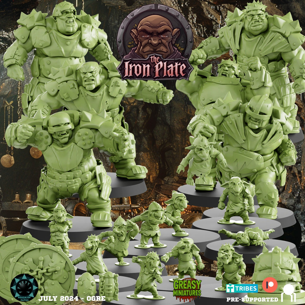 The Iron Plate - Ogre Fantasy Football Team - Realm Of Paths