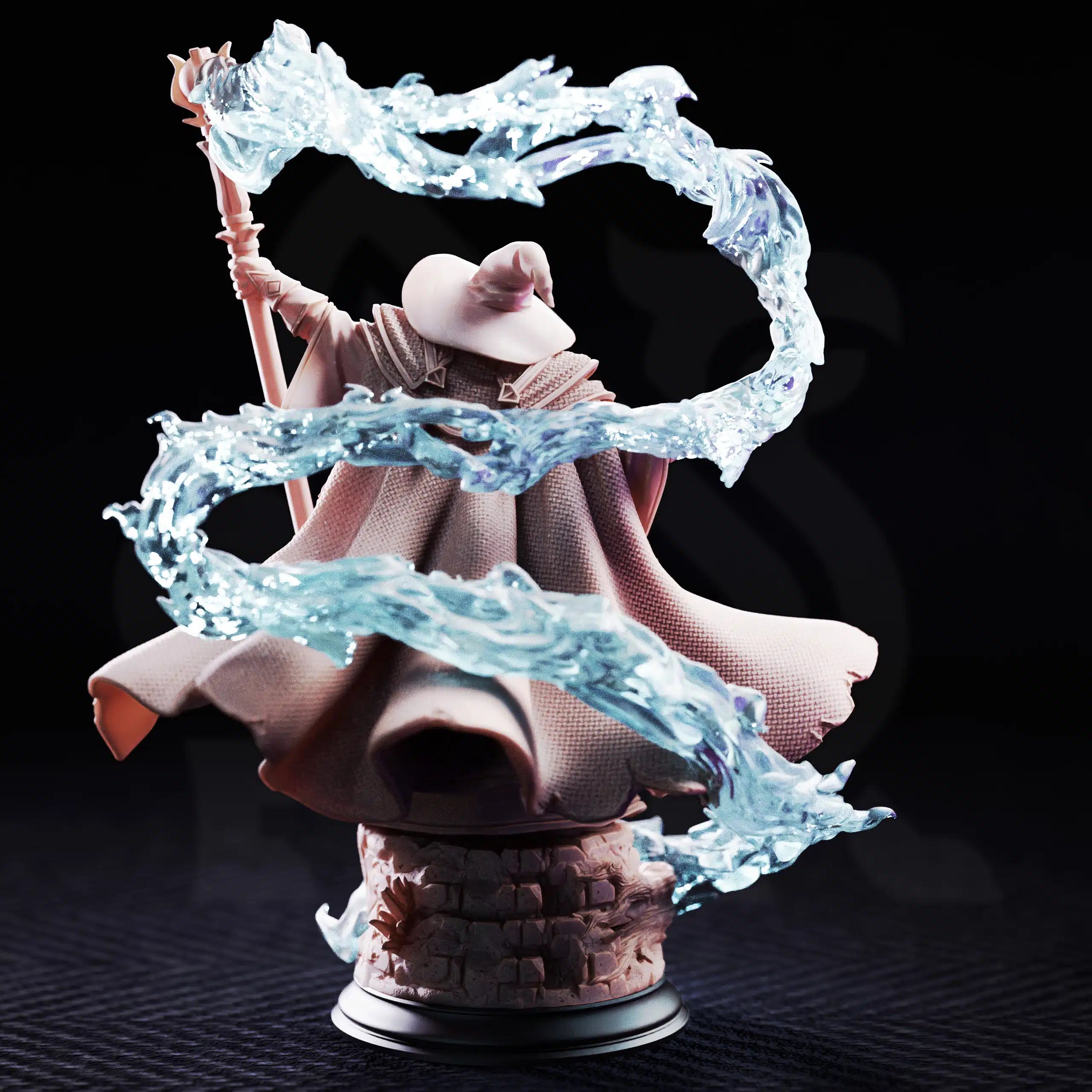 Merlin of Monmouth – Elder Wizard - Medium Tabletop Miniature By DM Stash