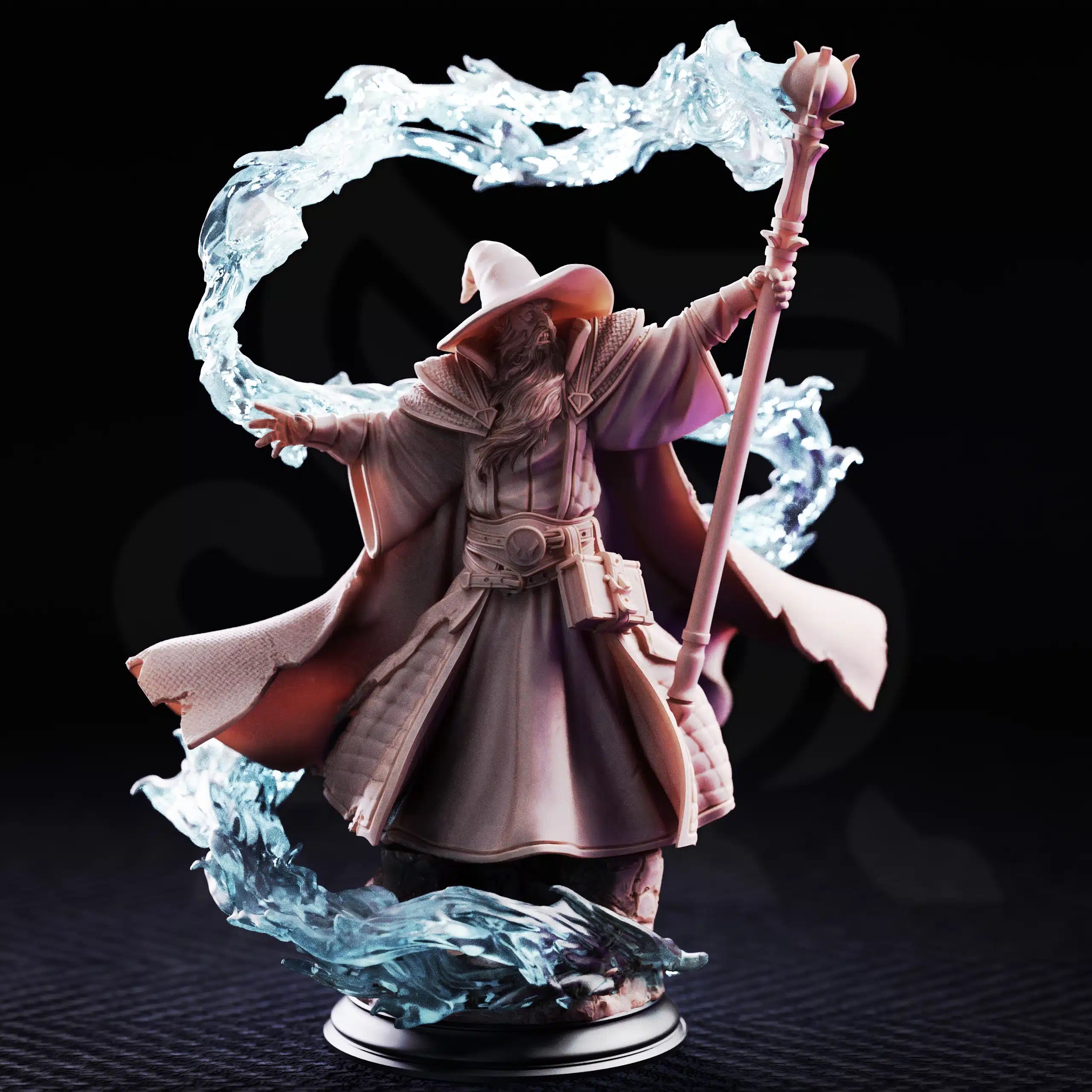 Merlin of Monmouth – Elder Wizard - Medium Tabletop Miniature By DM Stash