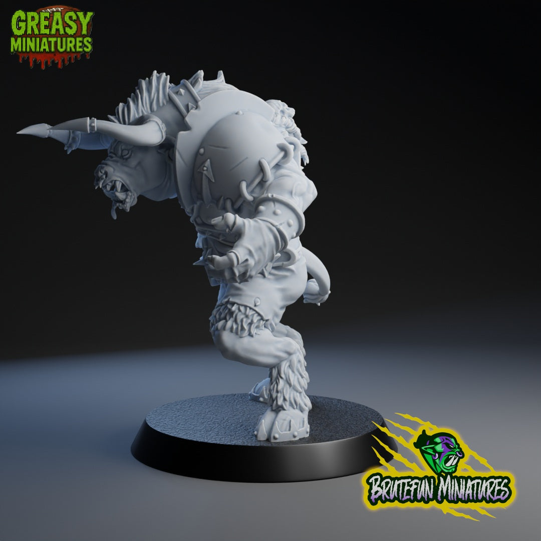 Blackfoot The Minotaur - Fantasy Football - Famous Player - Brutefun Miniatures