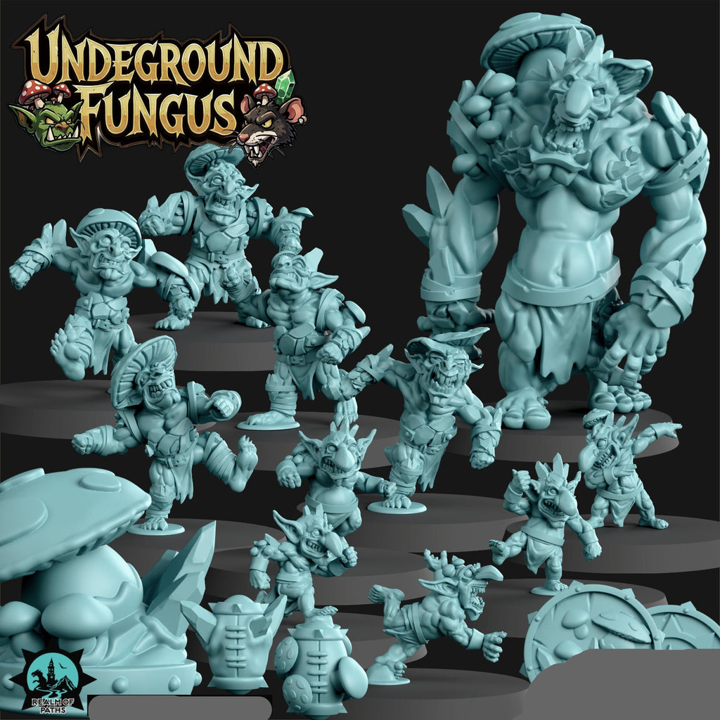 Underworld - Underground Fungus - Fantasy Football Team By Realm of Paths