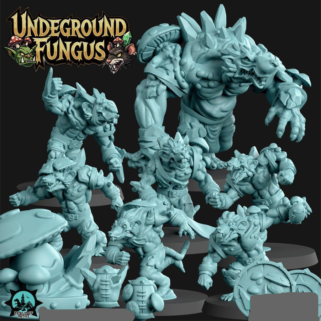 Underworld - Underground Fungus - Fantasy Football Team By Realm of Paths