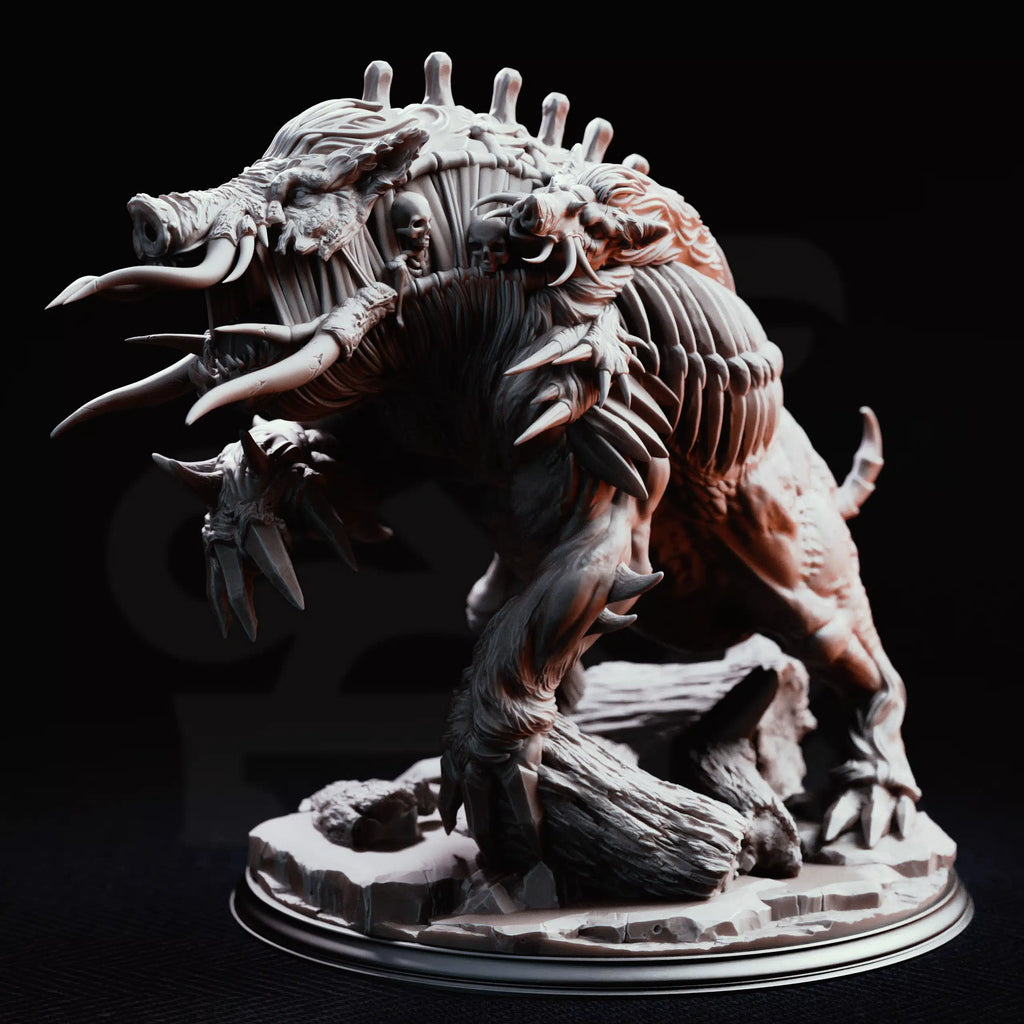 Nogoron – Blighted Giant Boar - Large Tabletop Miniature By DM Stash