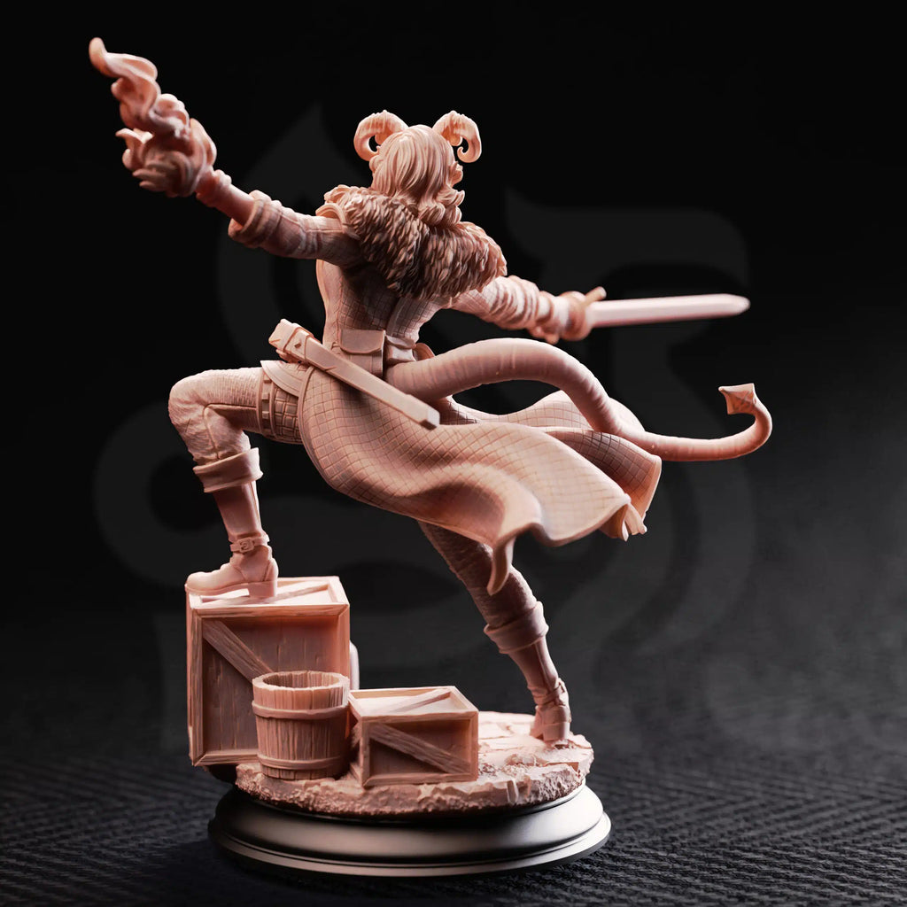 Octavia – Resistance Fighter - Medium Tabletop Miniature By DM Stash