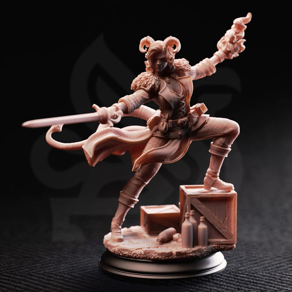 Octavia – Resistance Fighter - Medium Tabletop Miniature By DM Stash