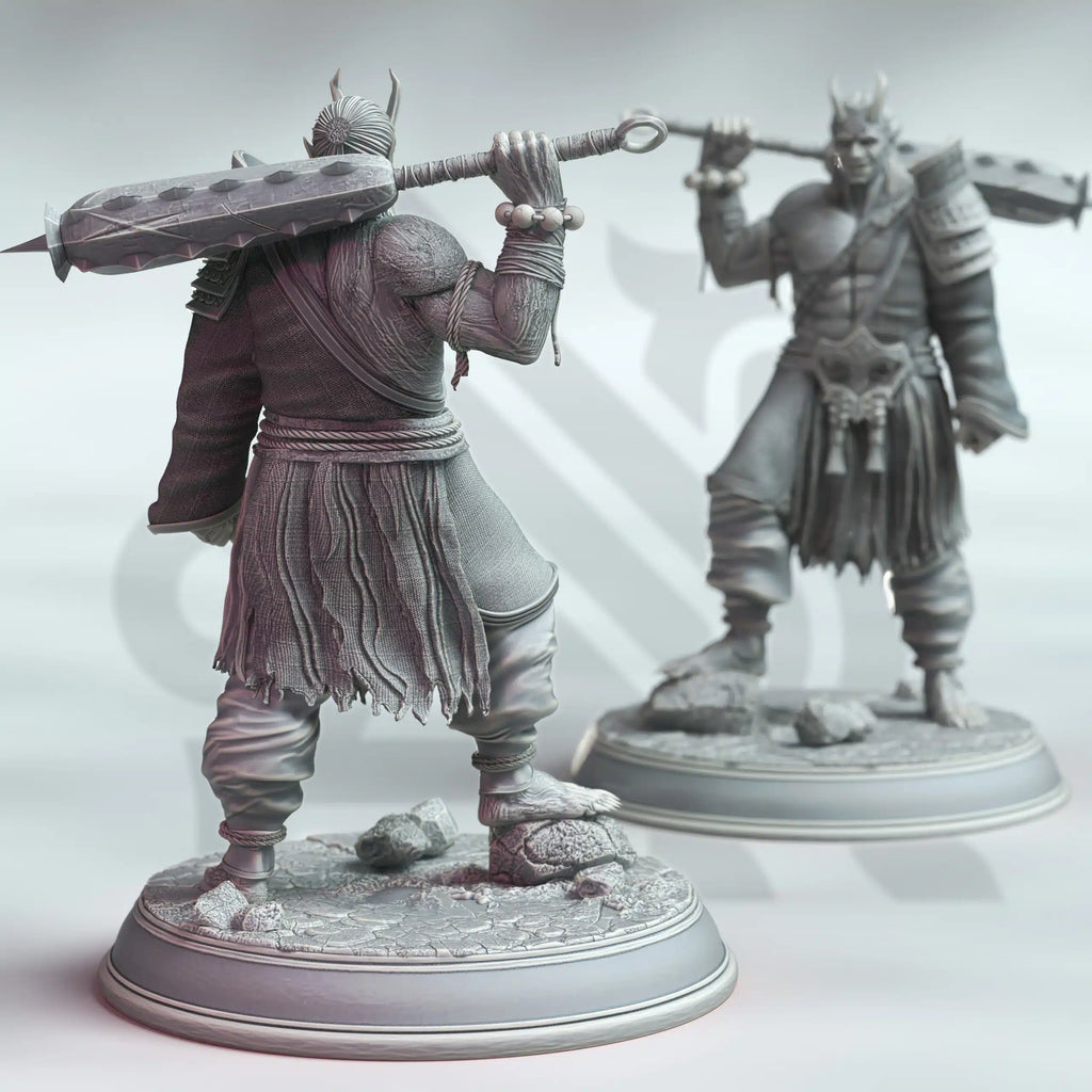 Oni Onslaughters - Three Large Tabletop Miniatures By DM Stash