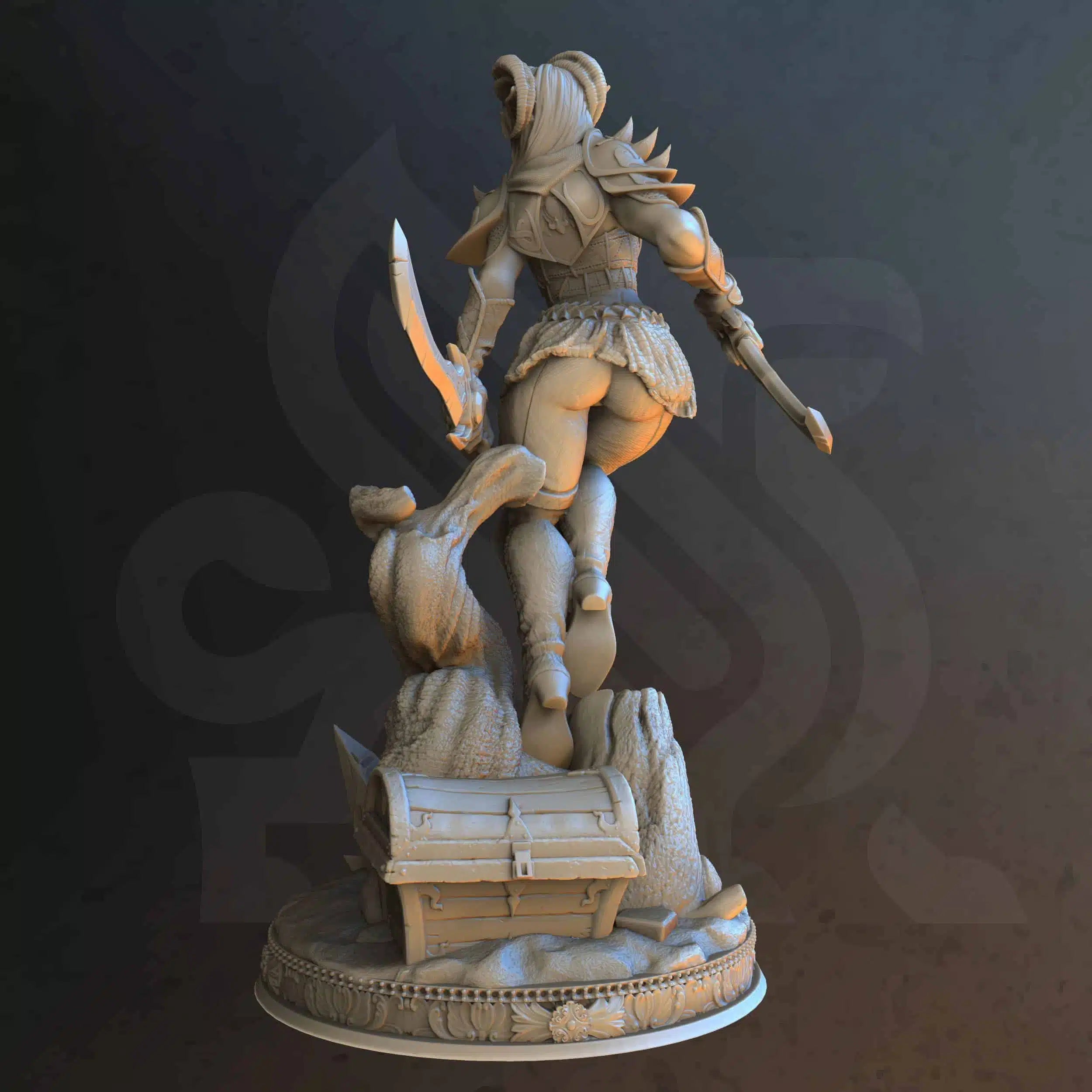 Master of Poisoned Talons – Orlena - Medium Tabletop Miniature By DM Stash