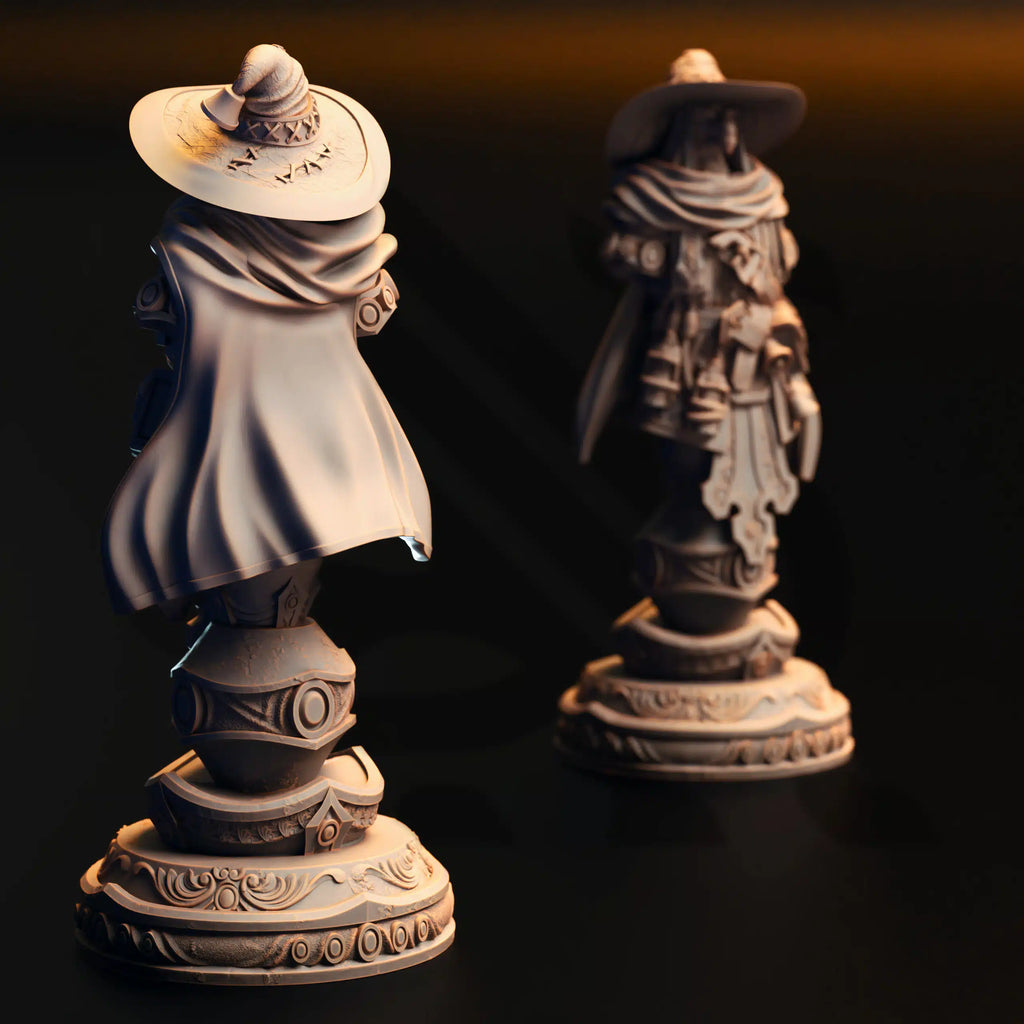 Ozmandi Starborn – Silver Dragonkin Sorcerer (Bust) - By DM Stash