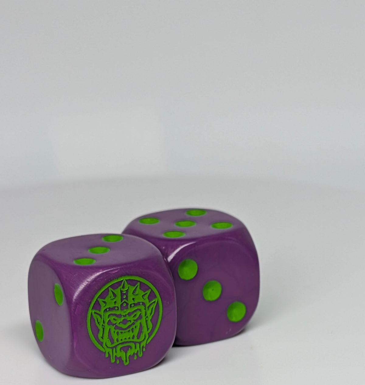 Greasy Mascot D6 Dice