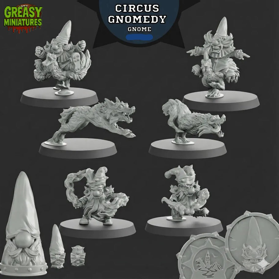 Circus Gnomedy - Gnome Fantasy Football Team - By Realm Of Paths