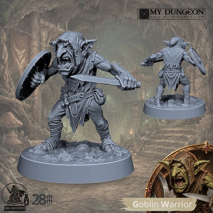 Goblin Warband - My Dungeon - 28mm Scale Miniatures