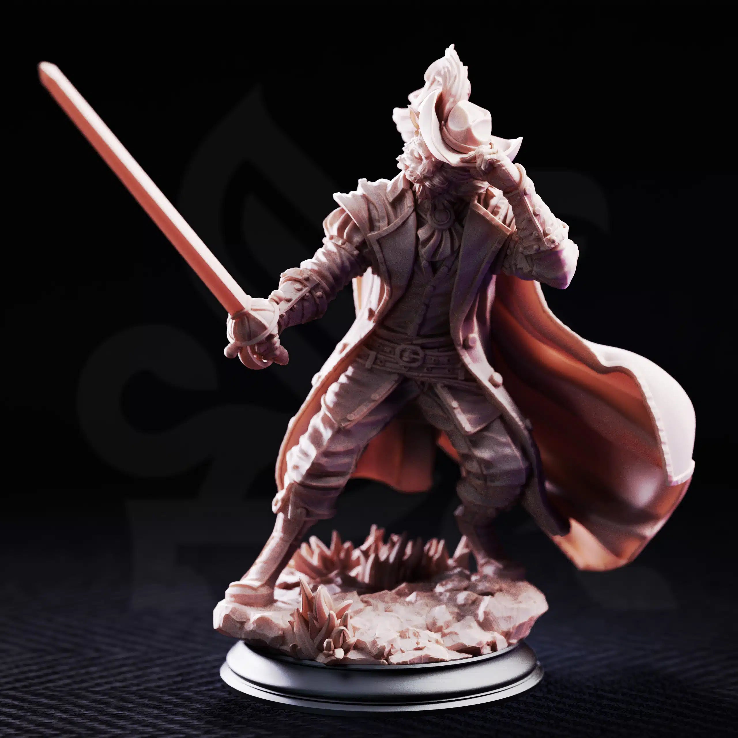 Puss In Boots – Tabaxi Fencer - Medium Tabletop Miniature By DM Stash