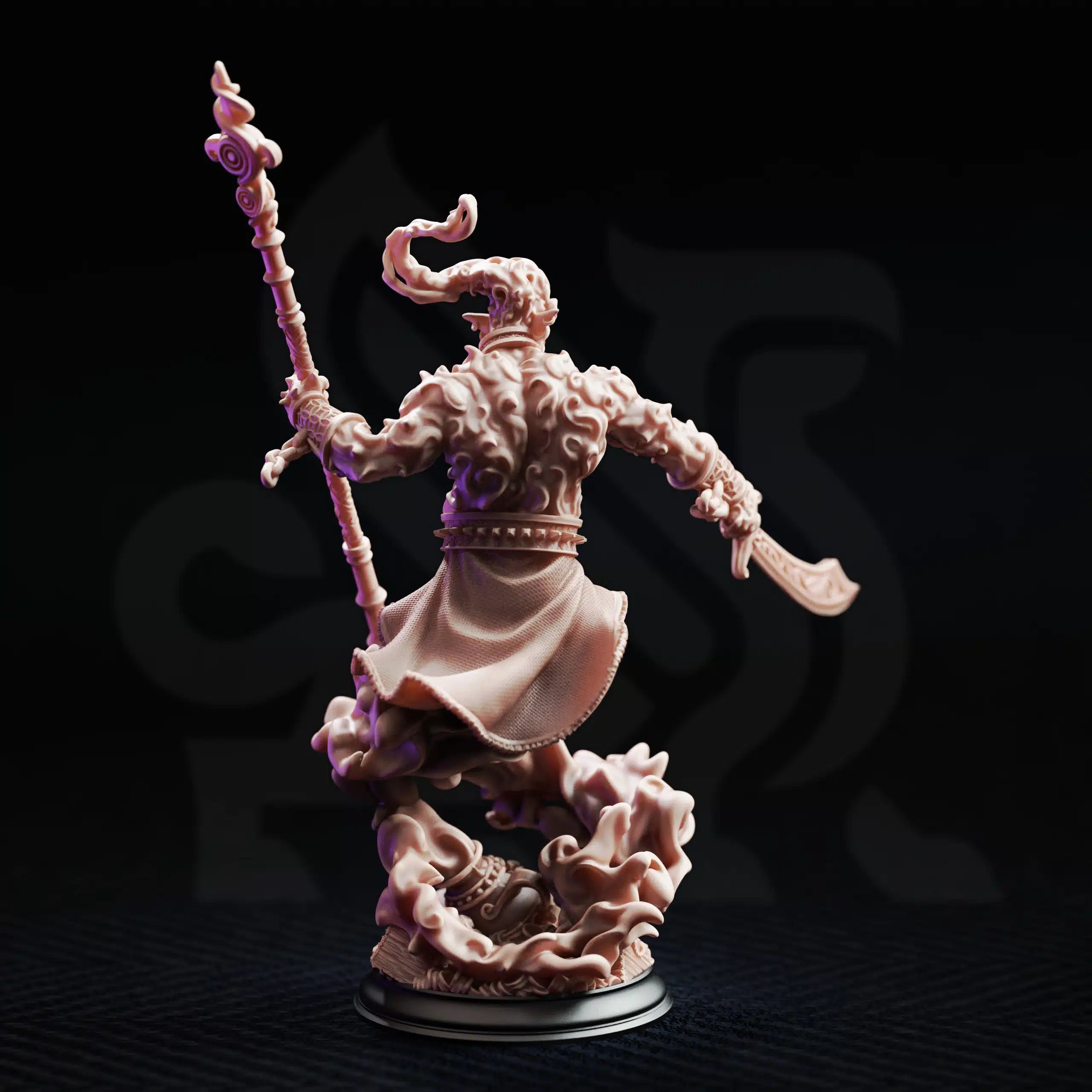 Rabasa – Djinni in a Bottle - Medium Tabletop Miniature By DM Stash