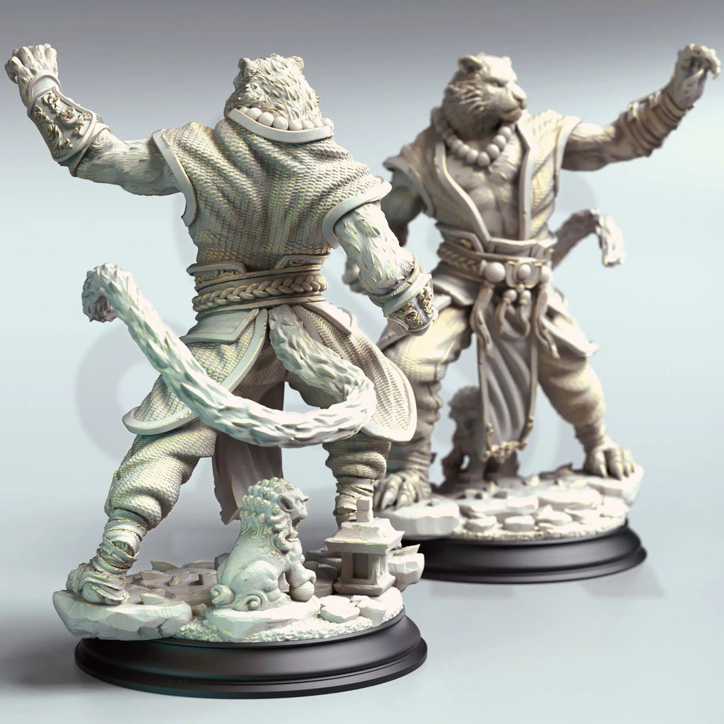 Raiko – Tiger Monk - Medium Tabletop Miniature By DM Stash