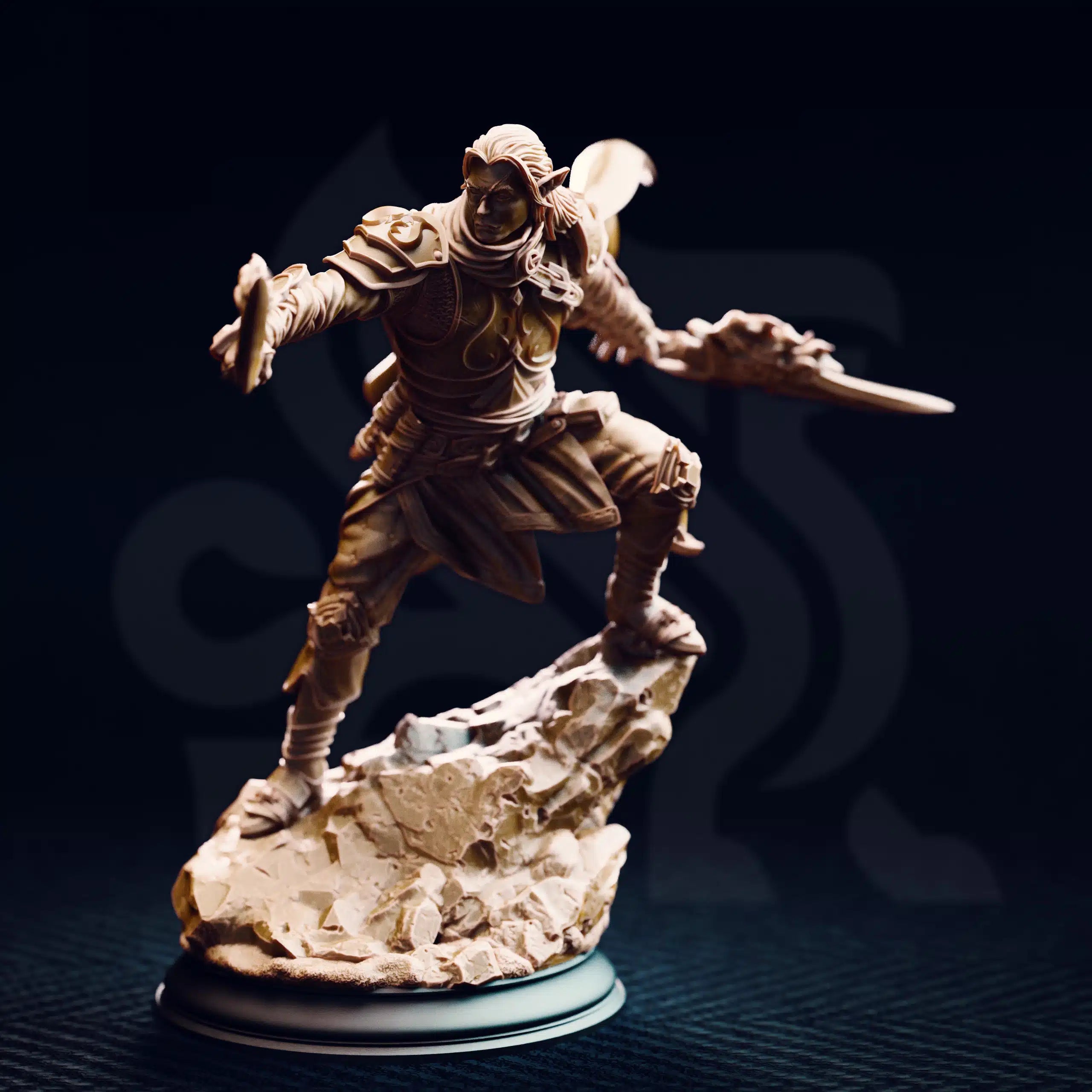 Reyvith the Valiant – Valadhar Veteran - Medium Tabletop Miniature By DM Stash
