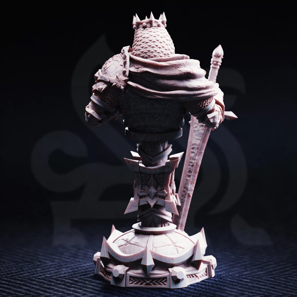 Ridan the Everlasting – Ancient Colossal King (Bust) - By DM Stash