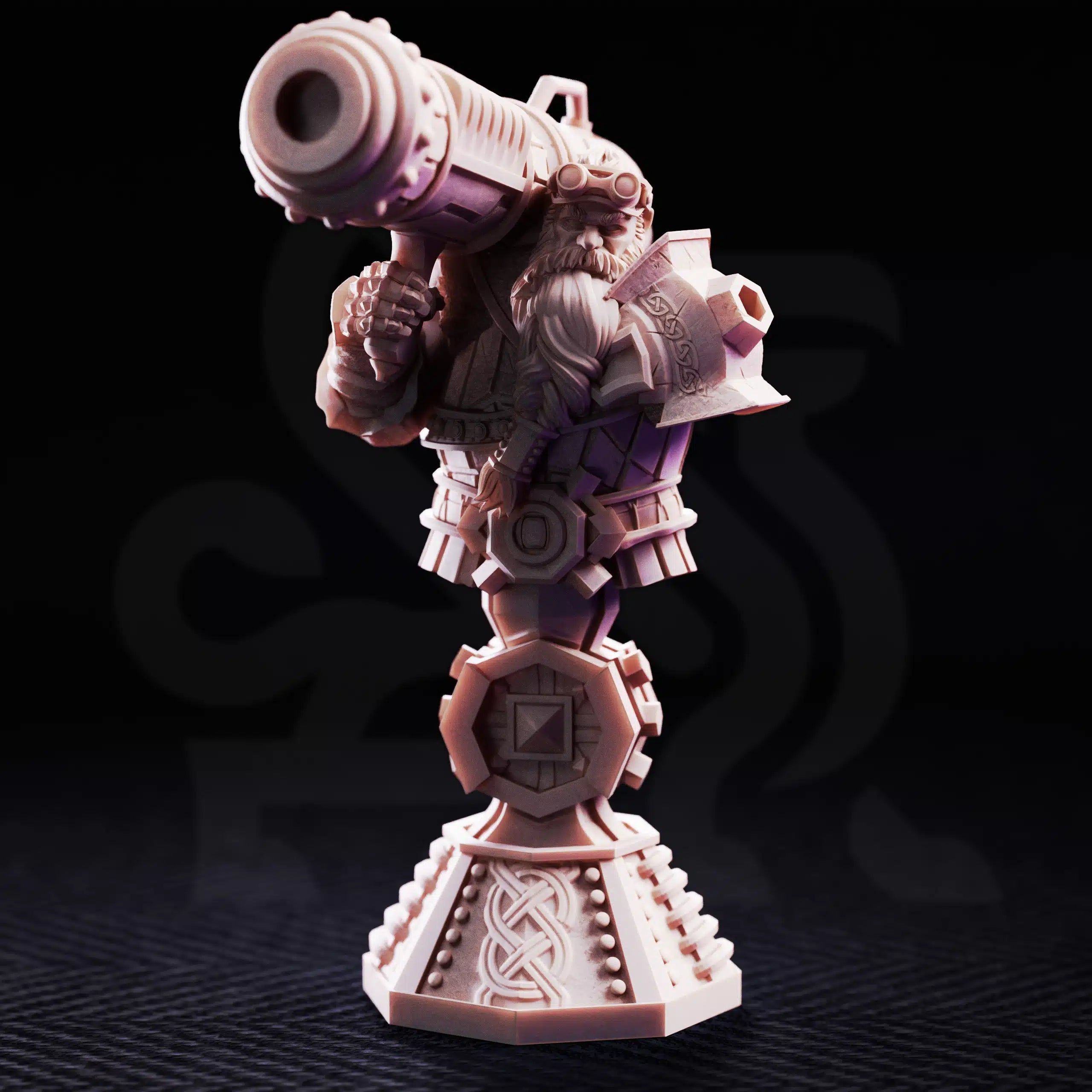 Rook – Dwarven Cannoneer (Bust) - By DM Stash