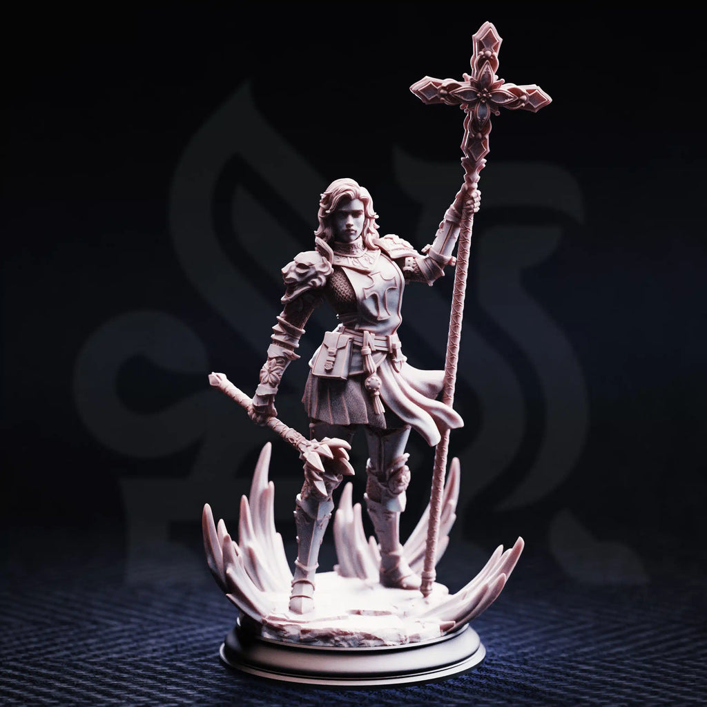 Sara Rosewood – Cleric of Cedhelieth - Medium Tabletop Miniature By DM Stash