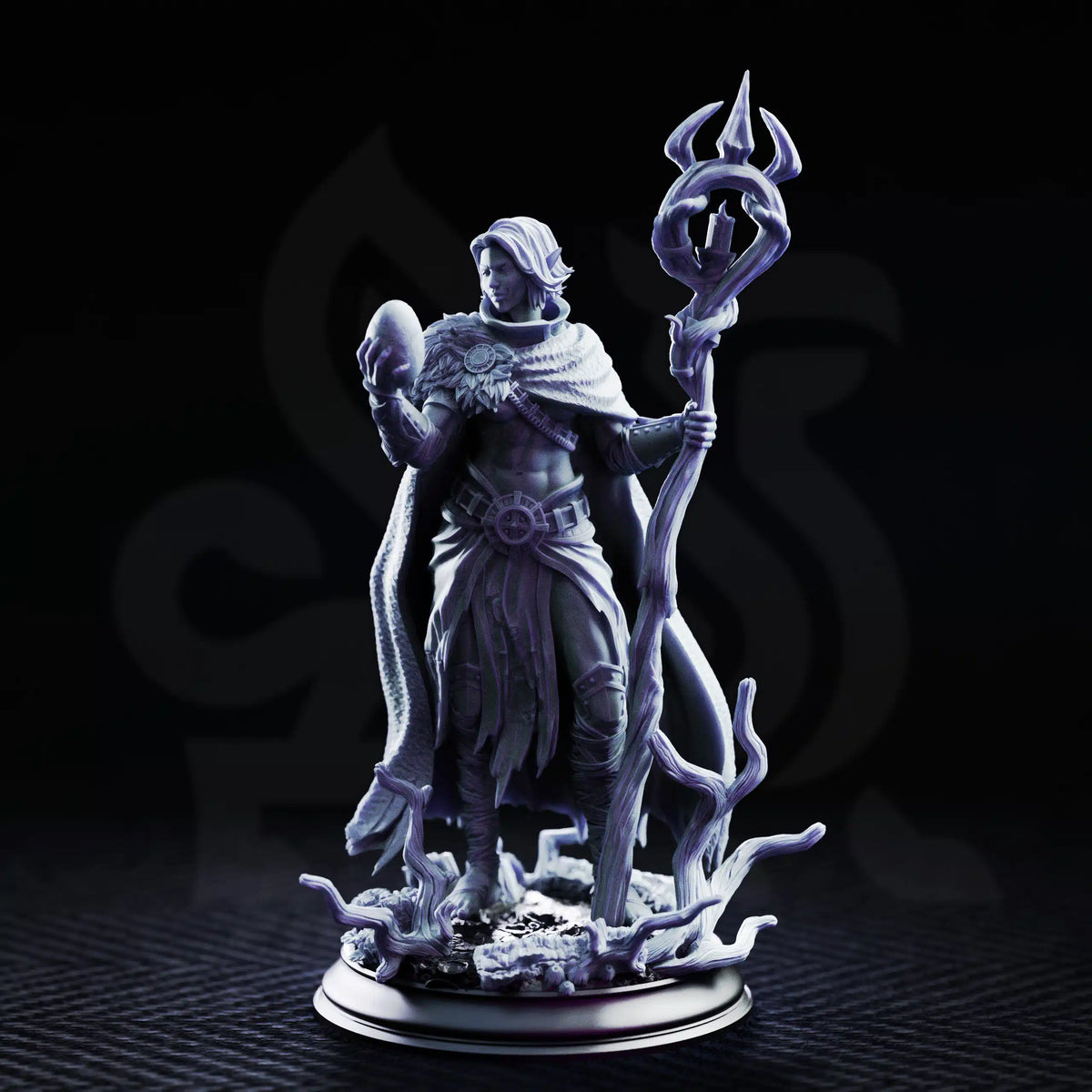 Saratha the Watchful – Priestess of the Swamp - Medium Tabletop Miniature By DM Stash