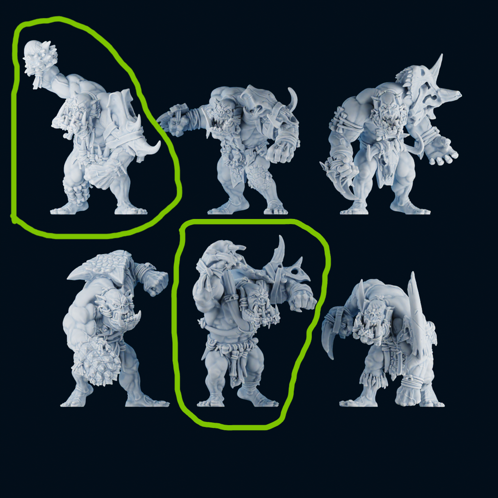 Savage Orc - Brutefun Miniatures - Fantasy Football Team