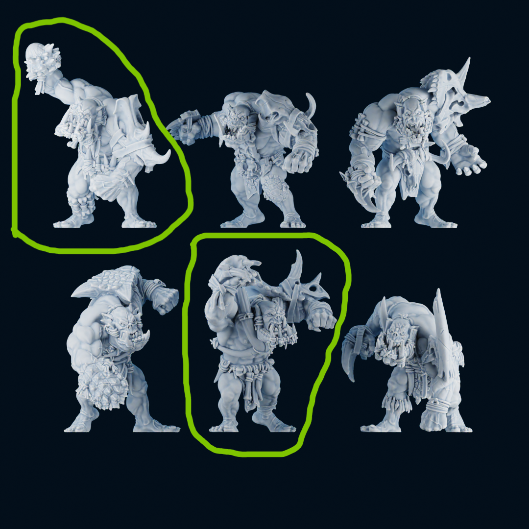 Savage Orc - Brutefun Miniatures - Fantasy Football Team