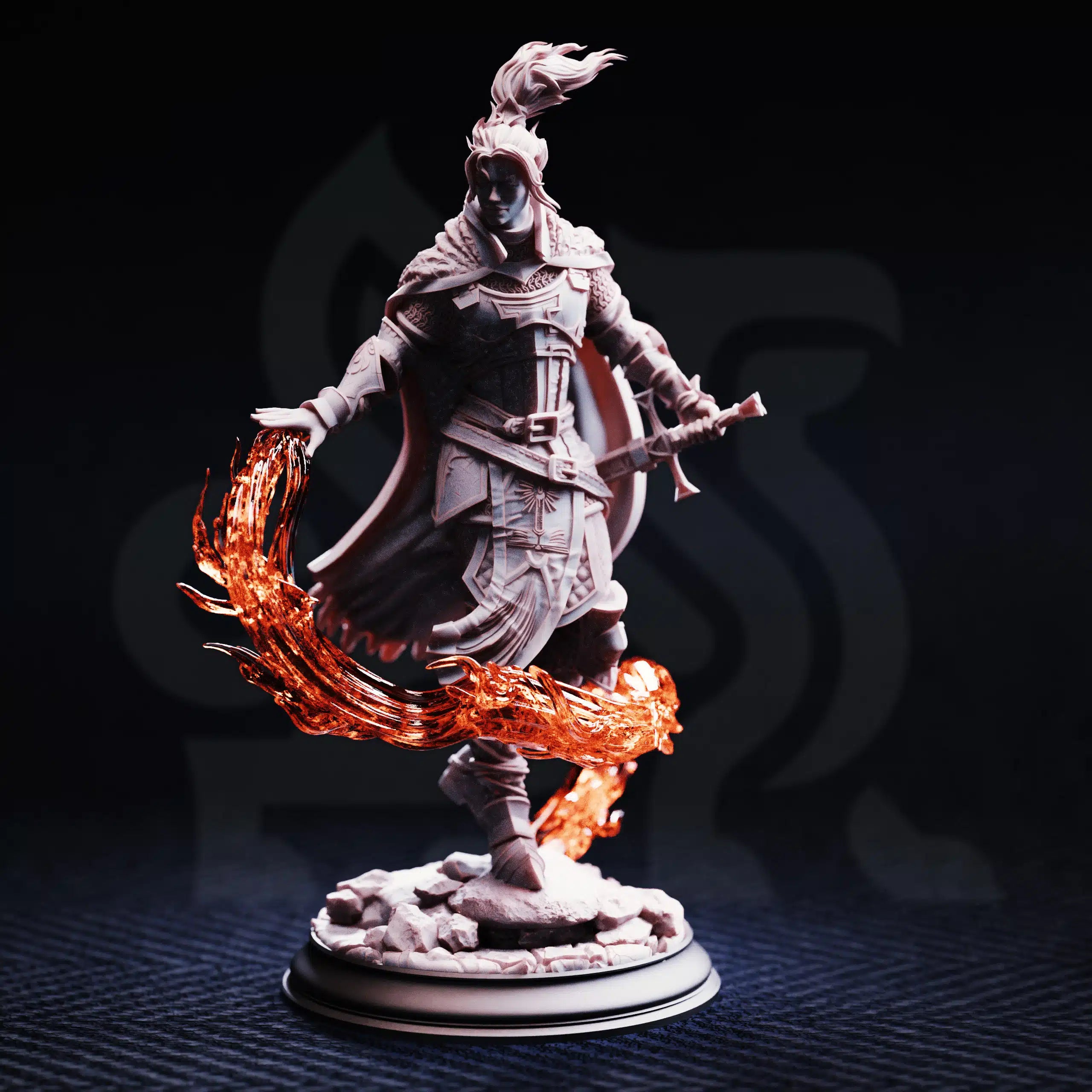Selrina – Battlemage of Tharanais - Medium Tabletop Miniature By DM Stash