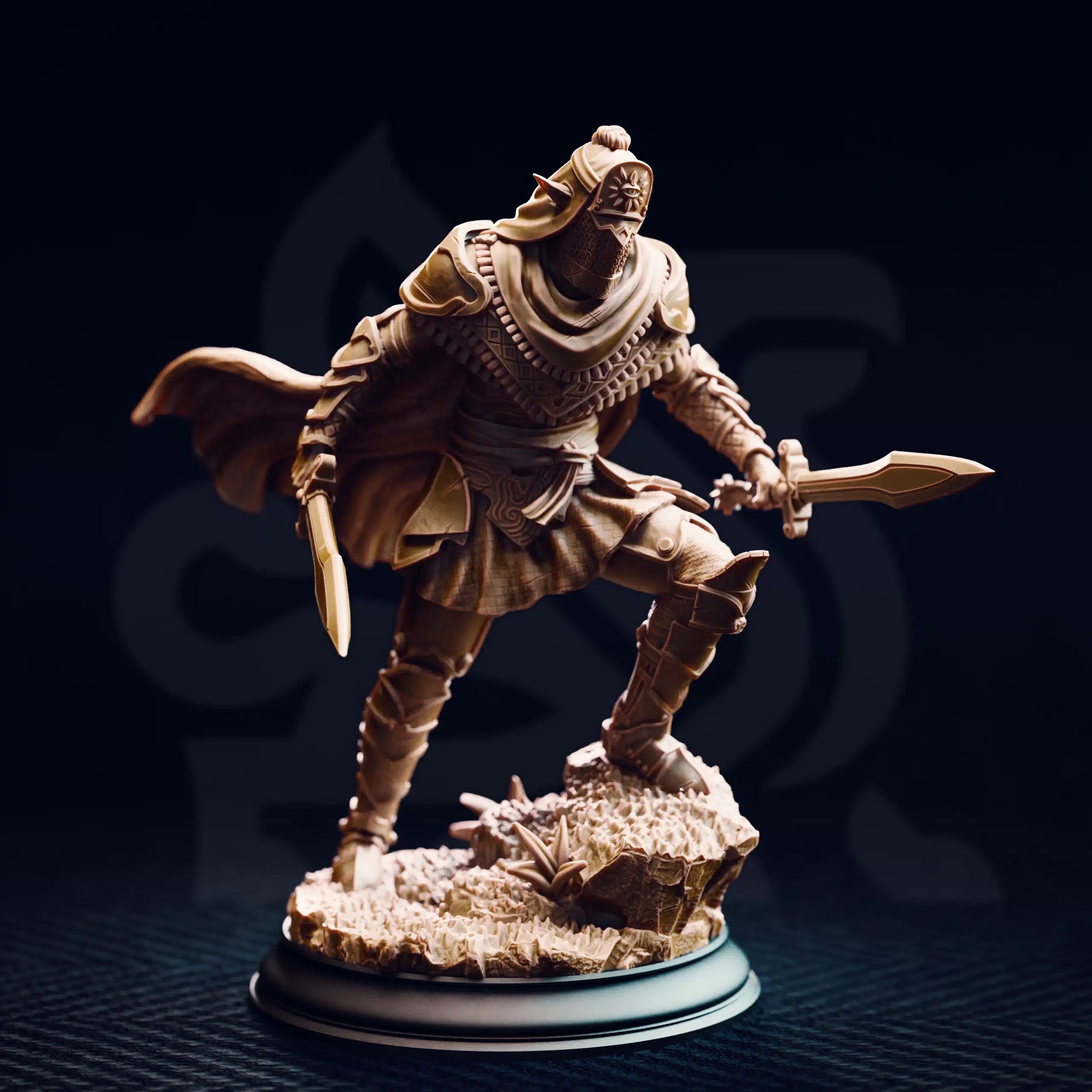 Seroca’s Devout – Dark Cultist Warriors - Three Medium Tabletop Miniatures By DM Stash