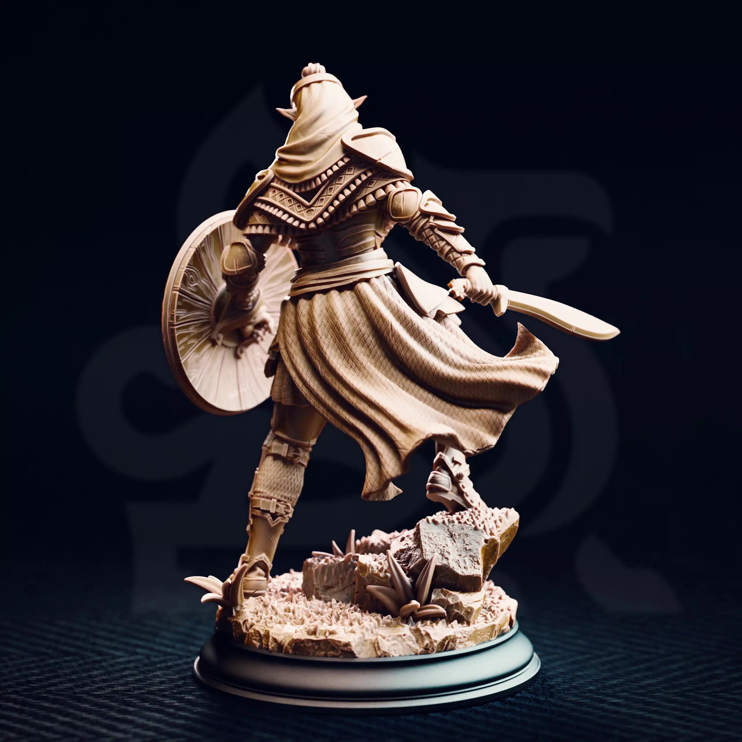 Seroca’s Devout – Dark Cultist Warriors - Three Medium Tabletop Miniatures By DM Stash