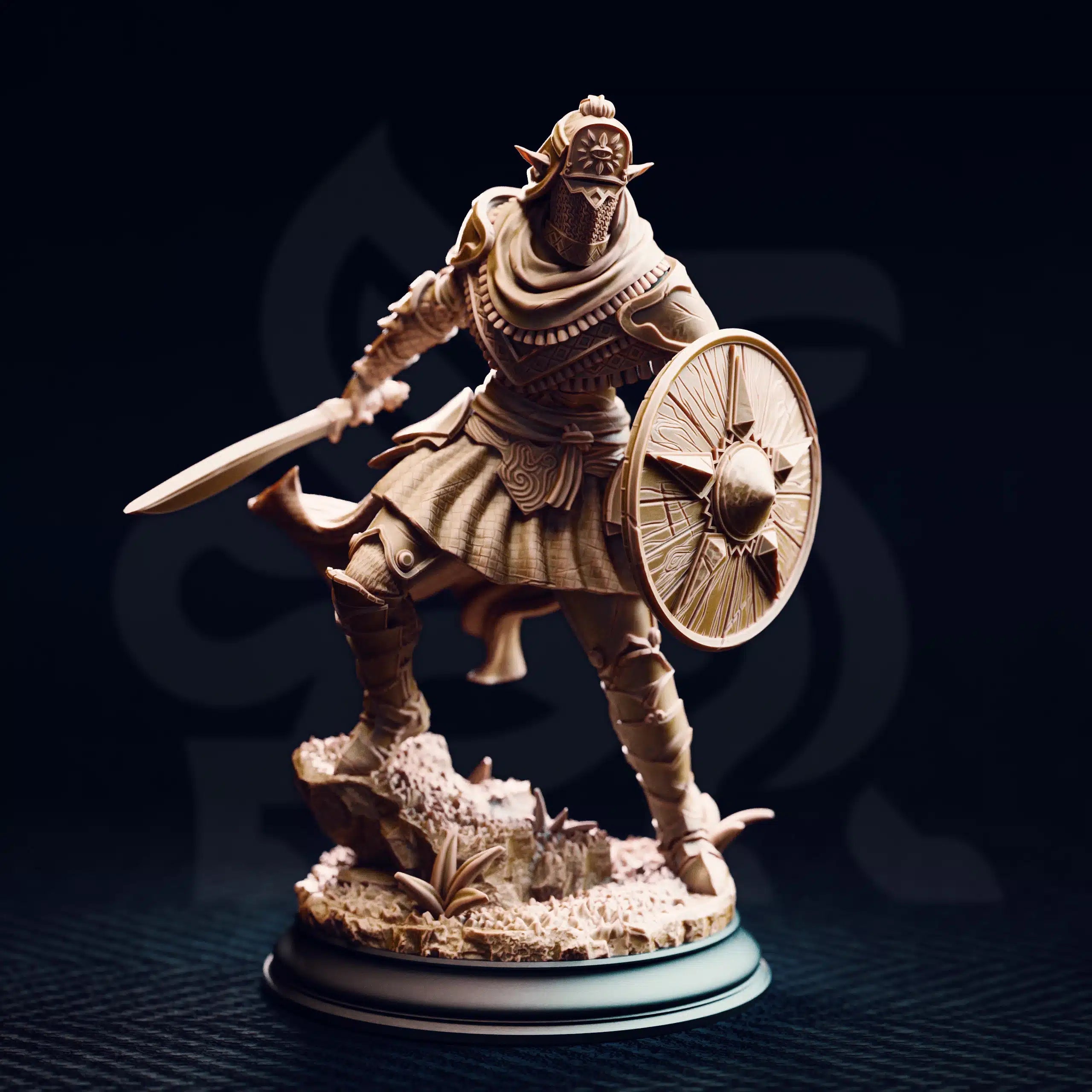 Seroca’s Devout – Dark Cultist Warriors - Three Medium Tabletop Miniatures By DM Stash