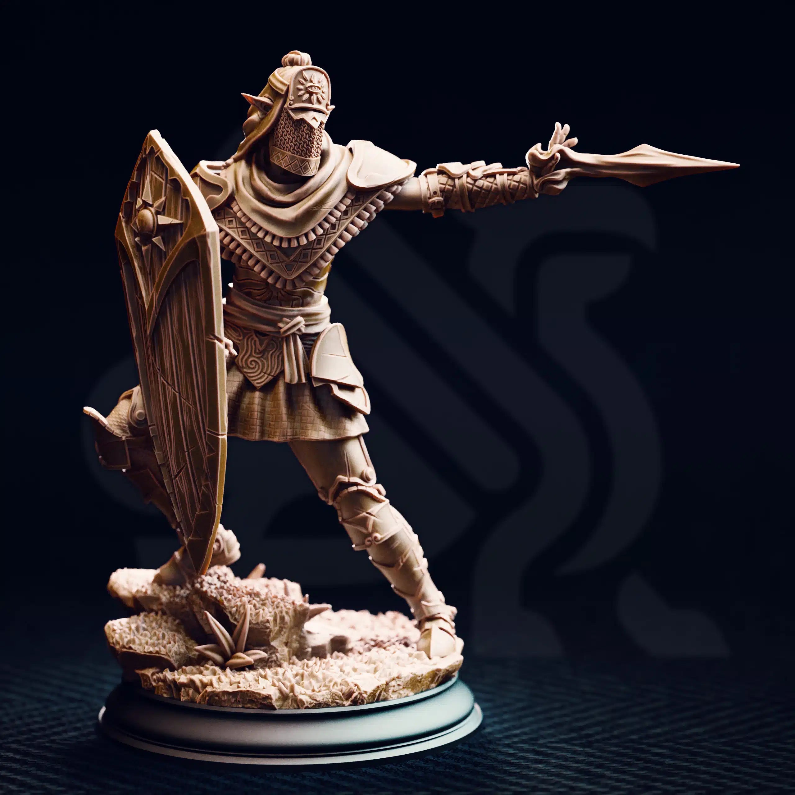 Seroca’s Devout – Dark Cultist Warriors - Three Medium Tabletop Miniatures By DM Stash
