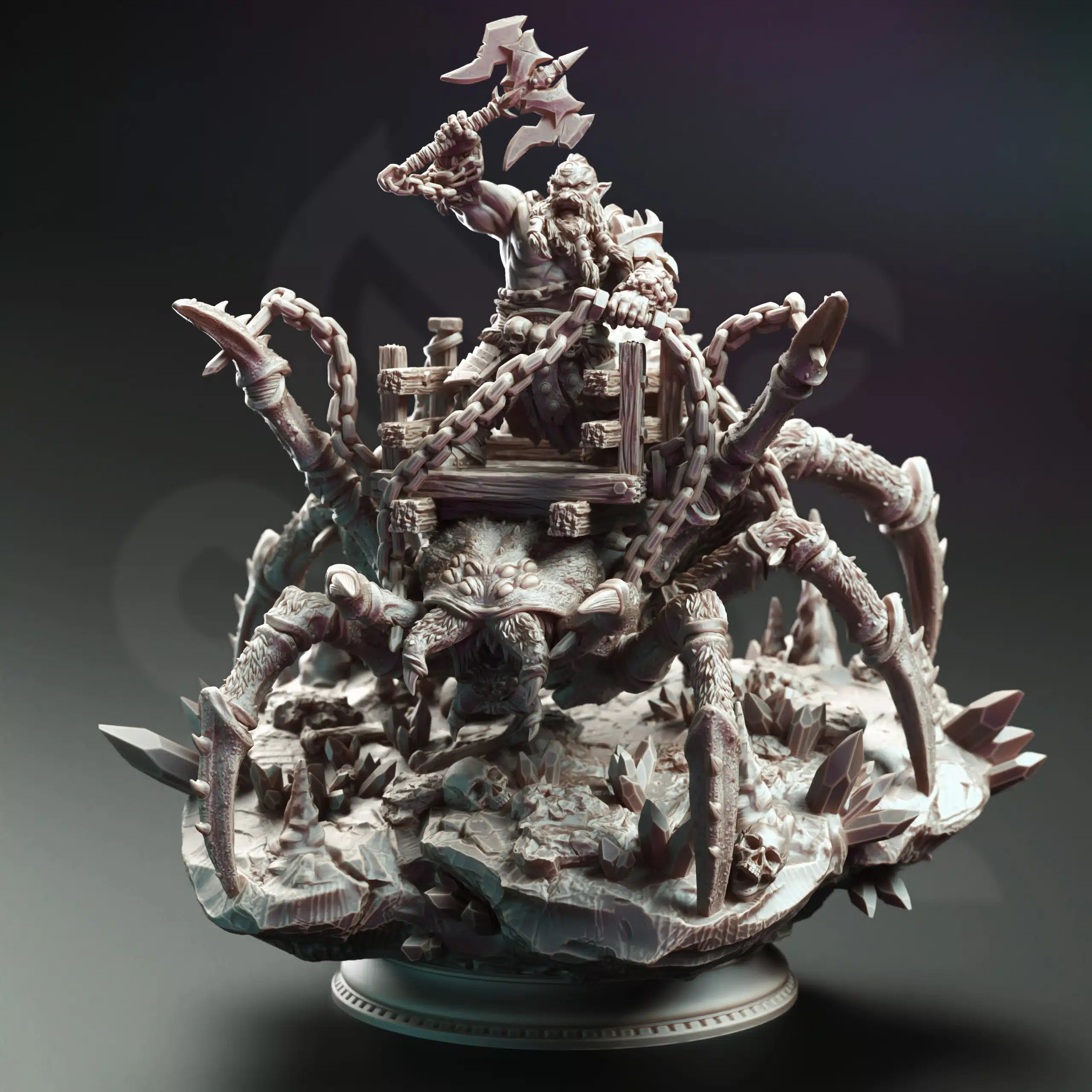 Shiasirix – Korthart’s Faithful Spider Steed - Huge Tabletop Miniature by DM Stash
