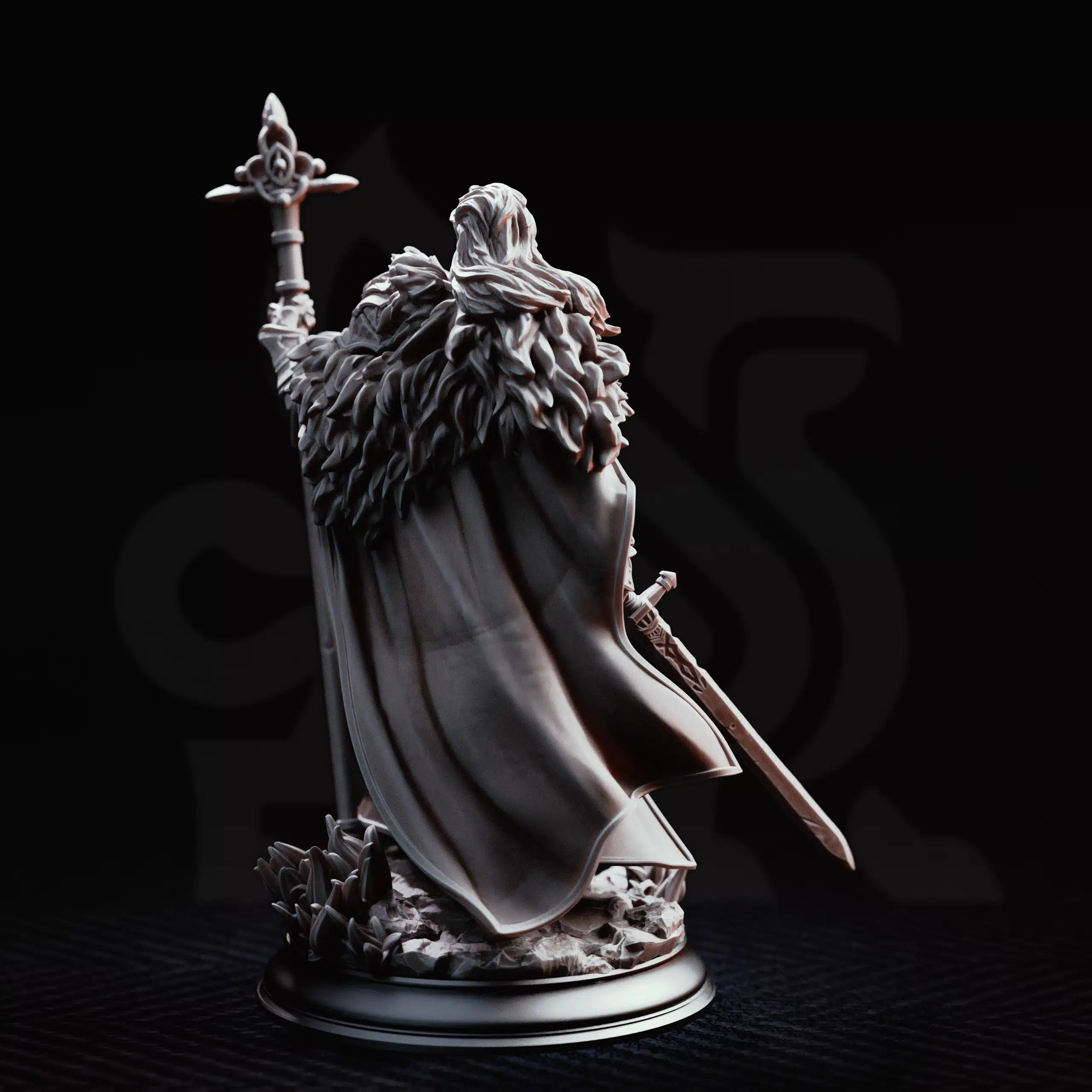 Silvia the Tearless – War Priestess - Medium Tabletop Miniature By DM Stash